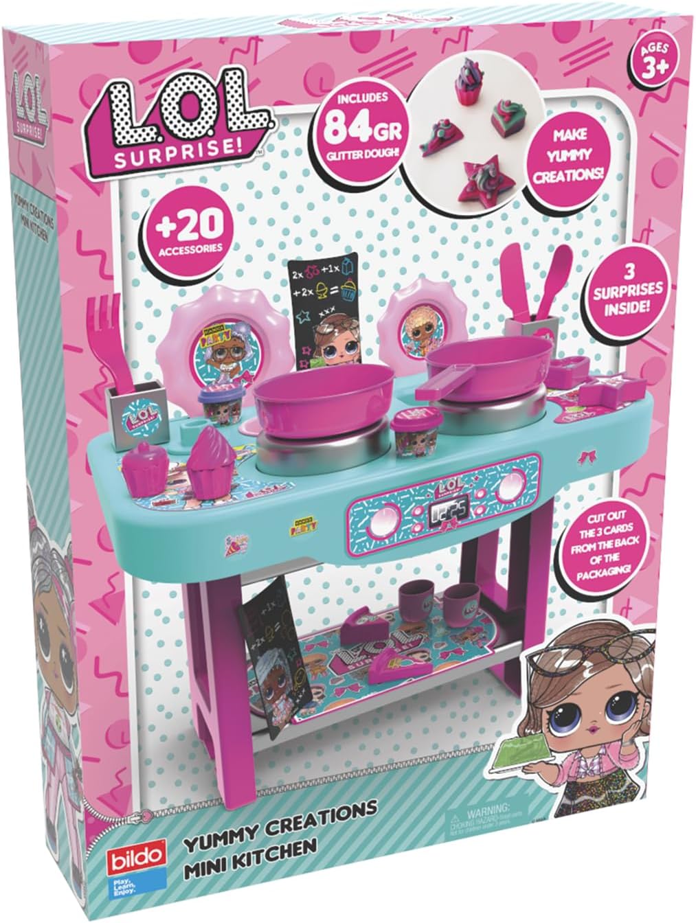 L.O.L Surprise Yummy Creations Mini Kitchen incl. 20 accessories & 3 surprises