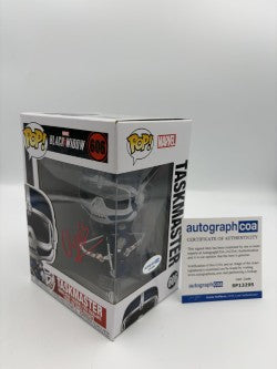 Taskmaster - #606 - Funko Pop! - Marvel - Signed By Olga Kurylenko  - Certified Autographcoa