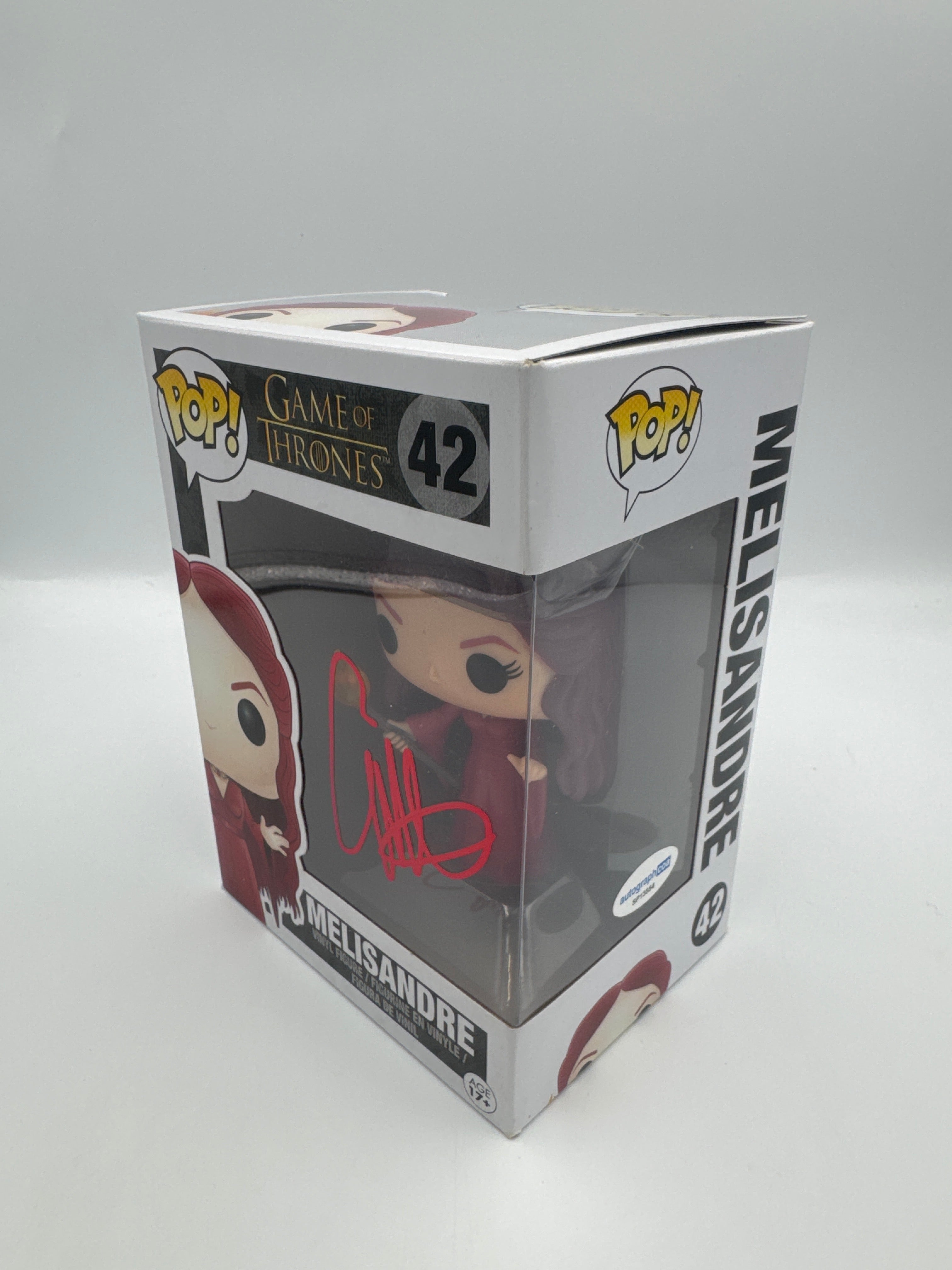 Melisandre - #42 - Funko Pop! - Game Of Thrones - Signed By Carice Van Houten - Certified by Autographcoa