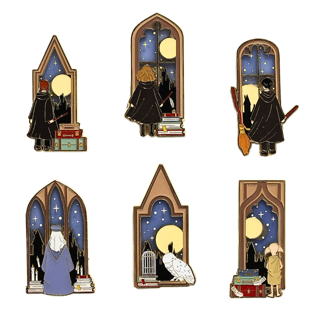 Harry Potter Star Windows Stained Glass Blind Box Pin - Loungefly - Pins