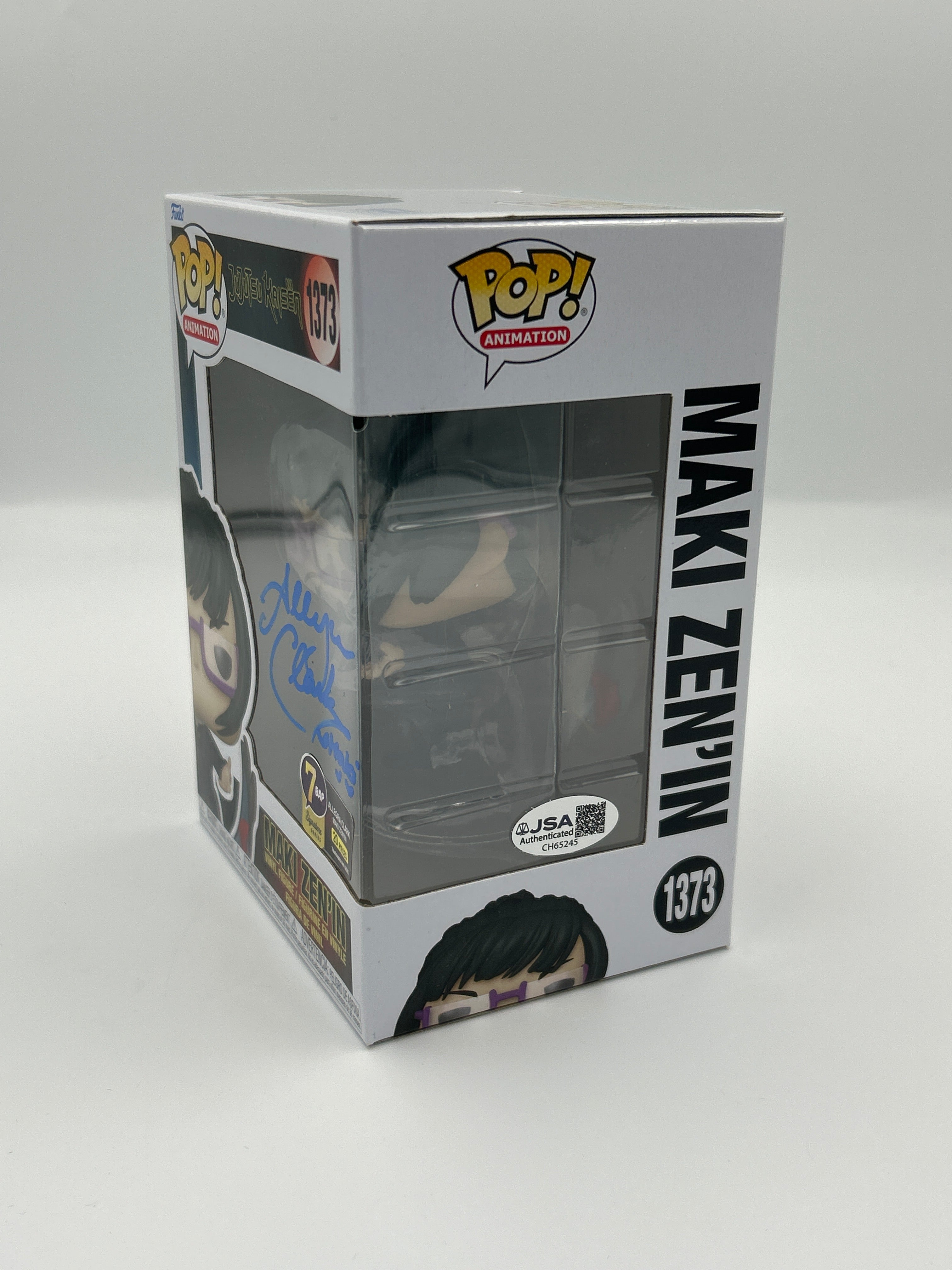 Maki Zenin - #1373 - Funko Pop! - Jujutsu Kaisen - 7BAP Signature Series -  Signed By Allegra Clark - 20 Pieces