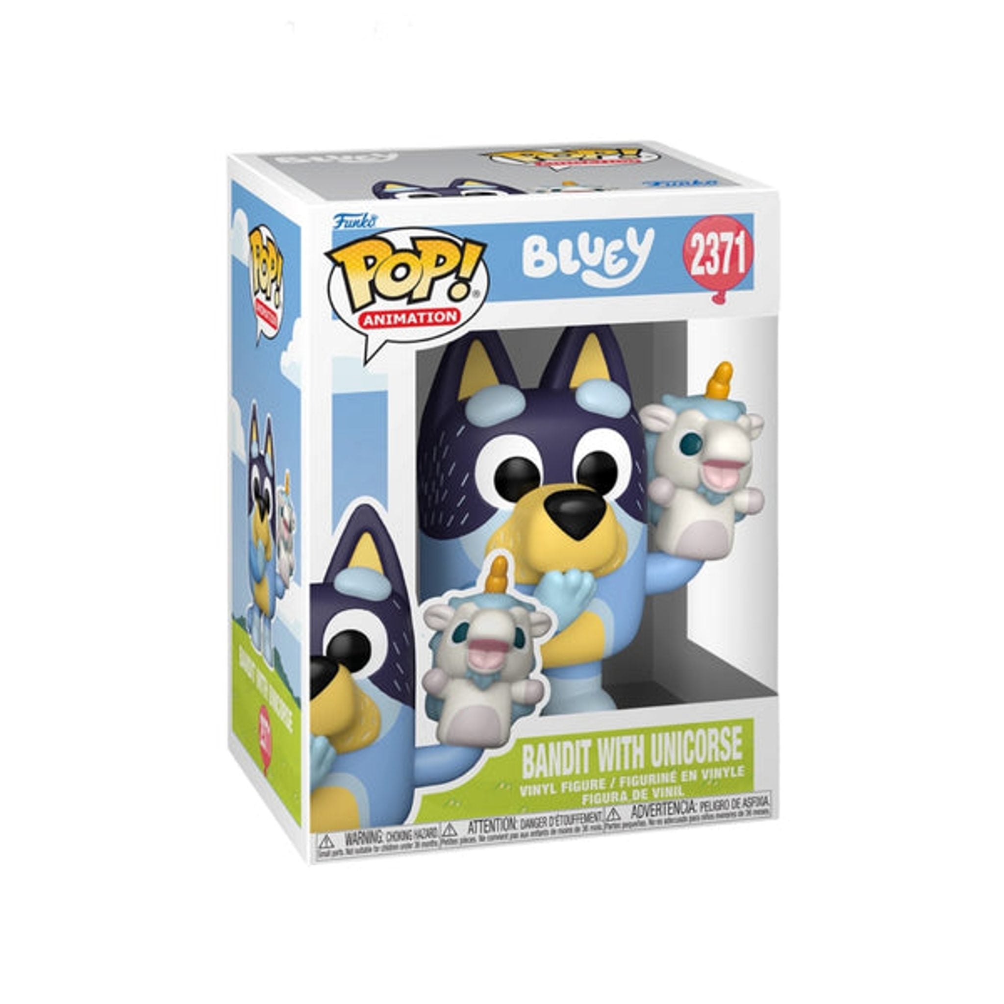 Bandit With Unicorse - #2371 - Funko POP! Animation: Bluey 4.3-In Figure