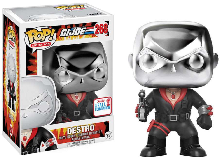 Pop! Vinyl Animation G.I.JOE Destro - #268 - Funko POP! 2017 NYCC Exclusive