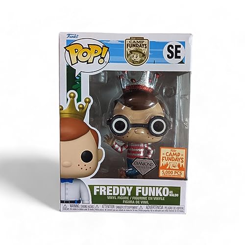 Originals Camp Fundays 2023 Freddy As Waldo Diamond Glitter Funko POP! # SE
