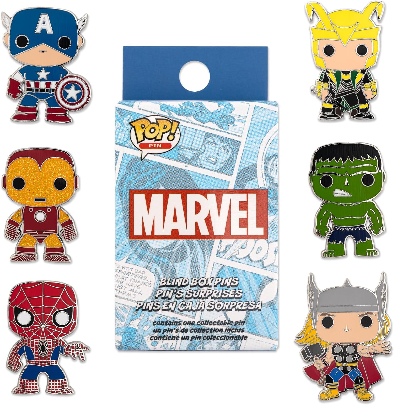 Marvel Blind Box Mystery Pin - Funko Pop!