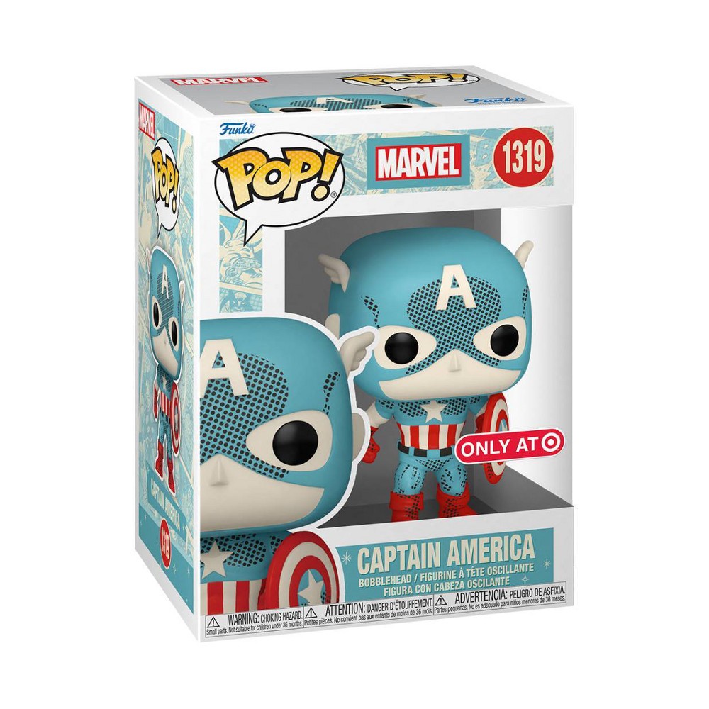 Captain America Retro Reimagined - #1319 - Funko POP!