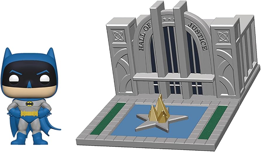 Funko Pop Town Batman 80th - Hall Of Justice W/ Batman #09