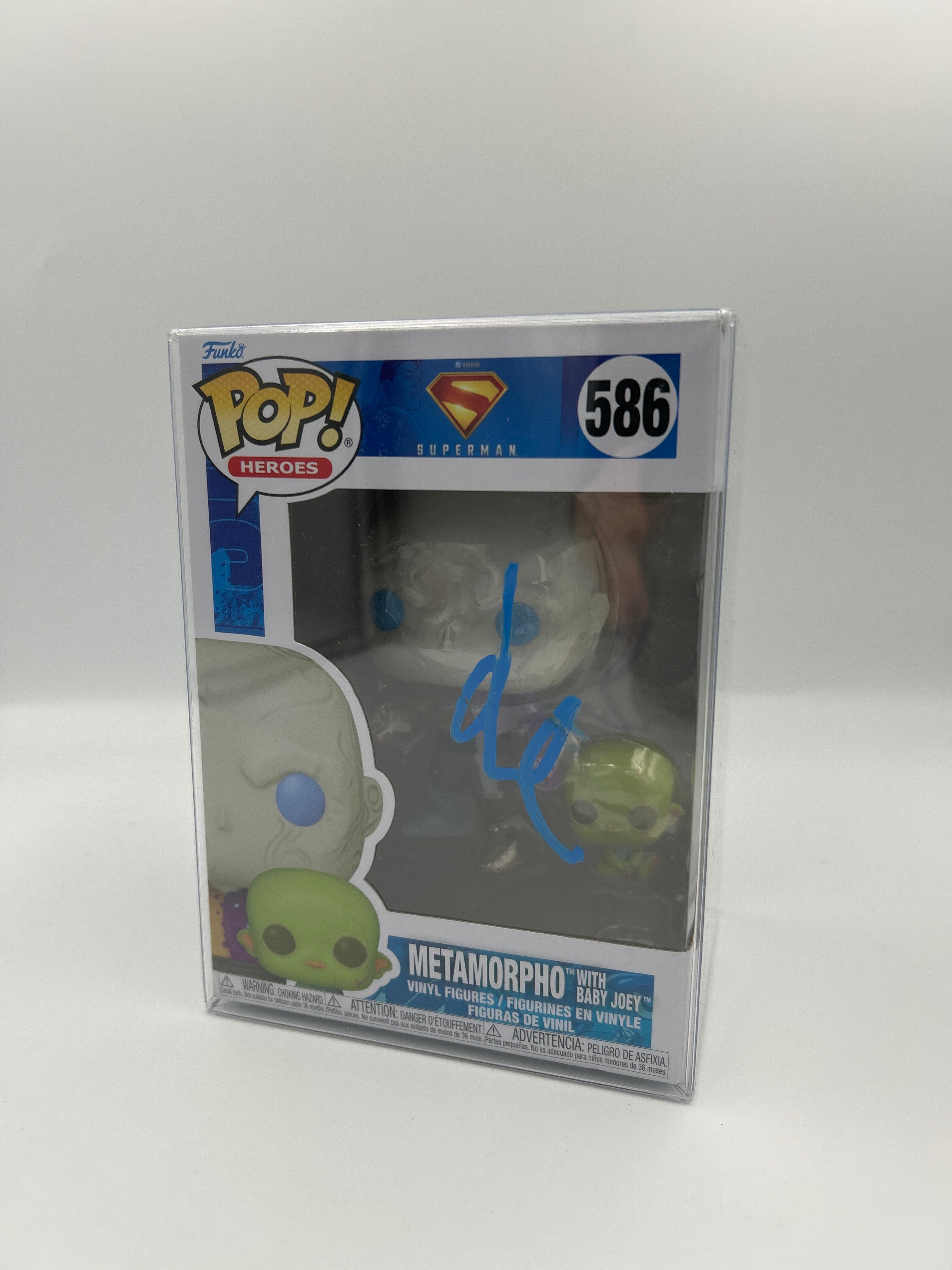 Metamorpho with Baby Joey - #586- Funko Pop! -  Movies - Superman 2025 - Signed By Anthony Carrigan - Certified Pop!