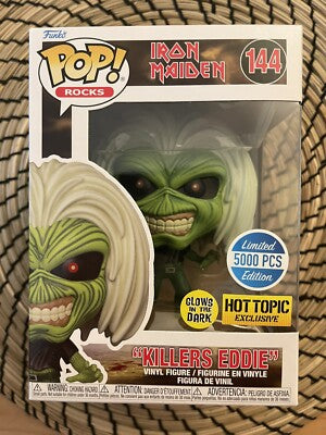 Iron Maiden Killers eddie hot topic Exclusive - # 144- Funko POP! 5000pcs