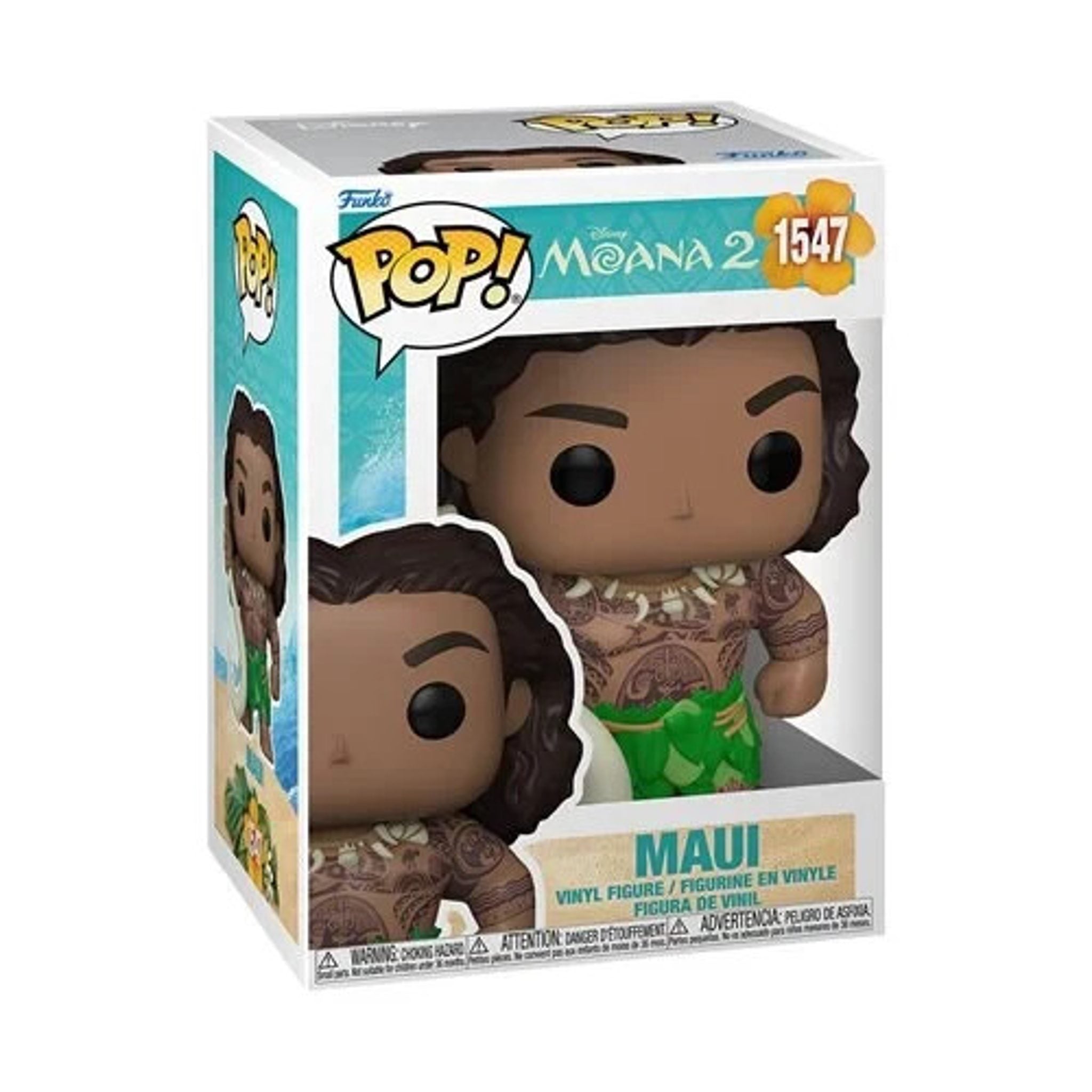 FUNKO Maui With Fish Hook - #1547 - Funko POP! Disney: Moana 2