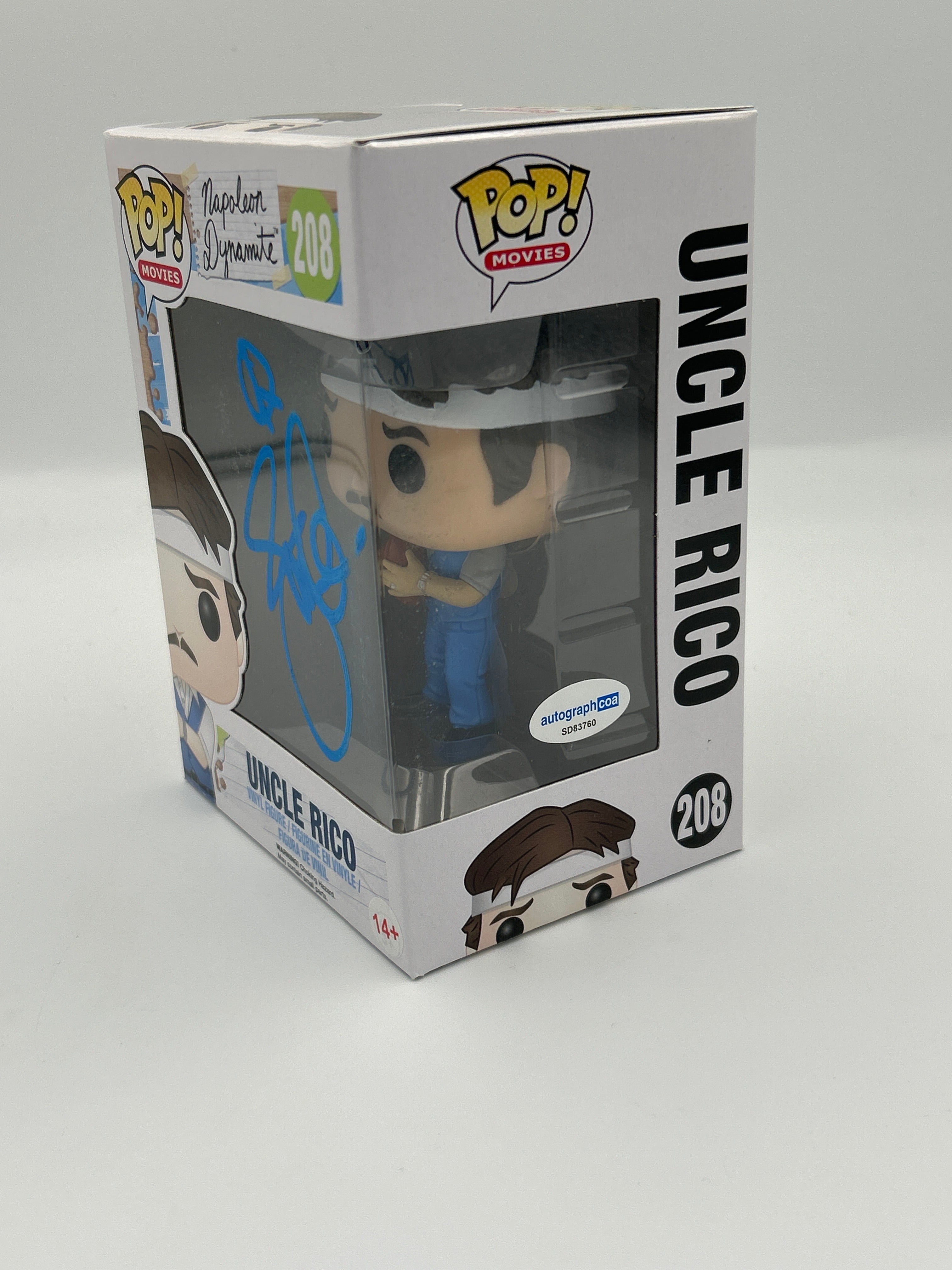 Uncle Rico - #208 - Funko Pop! - Movies - Napoleon Dynamite - Signed By Jon Gries - Certified Pop
