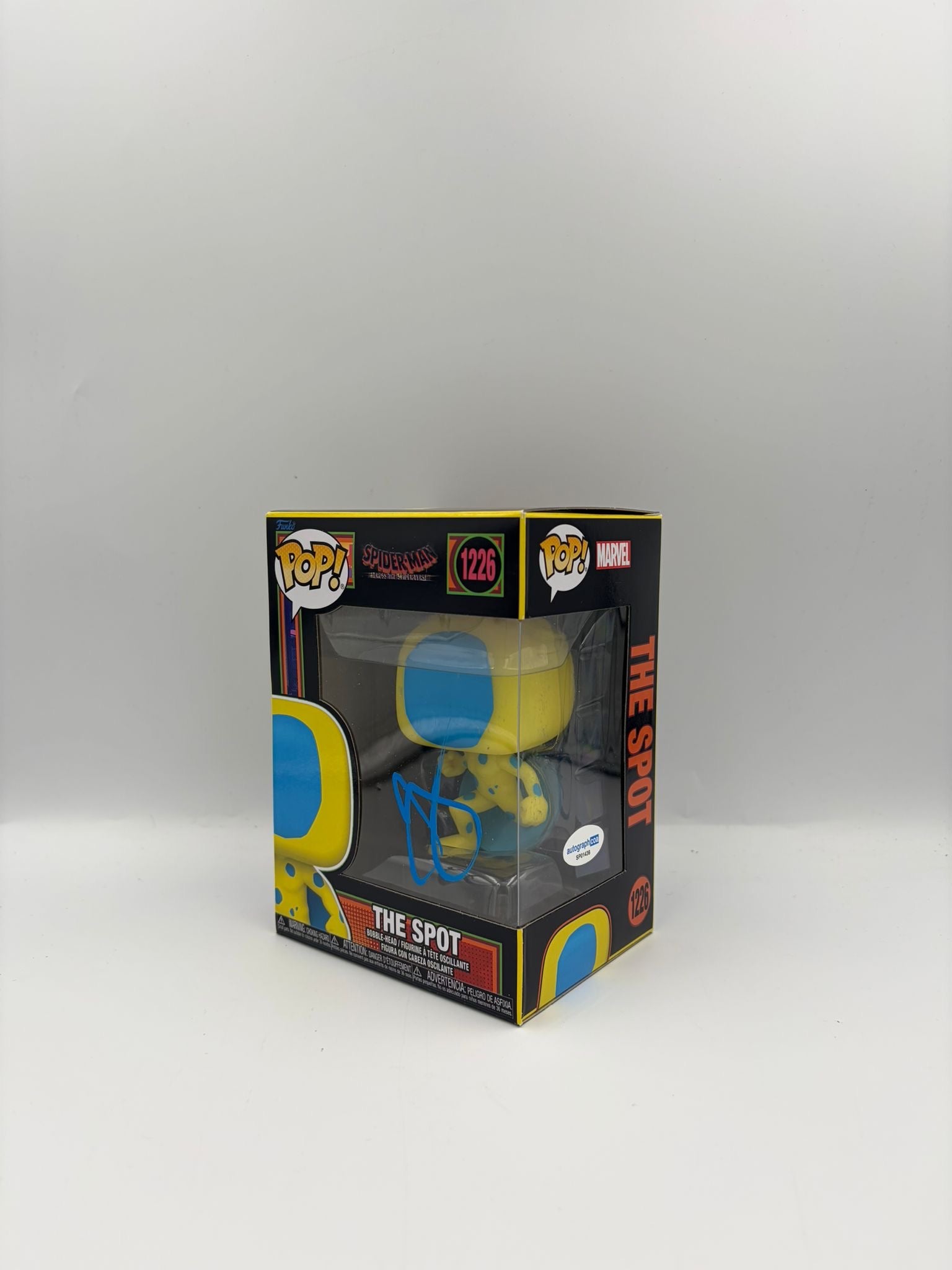 The Spot - # 1226 - Spider-Man Across The Universe  - Signed By Jeff Goldblum   - Autographcoa Certified Funko Pop!