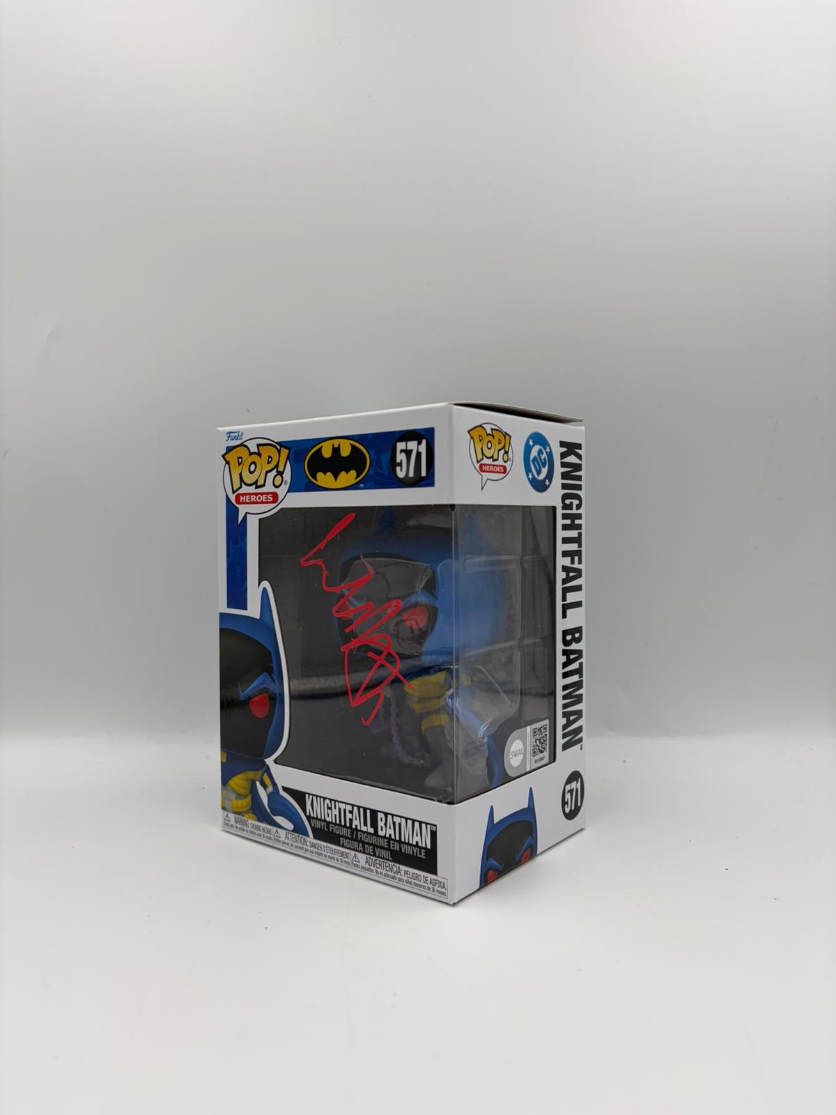 Knightfall Batman - #571 -  DC - Signed By Will Arnett - SWAU Certified Funko Pop!