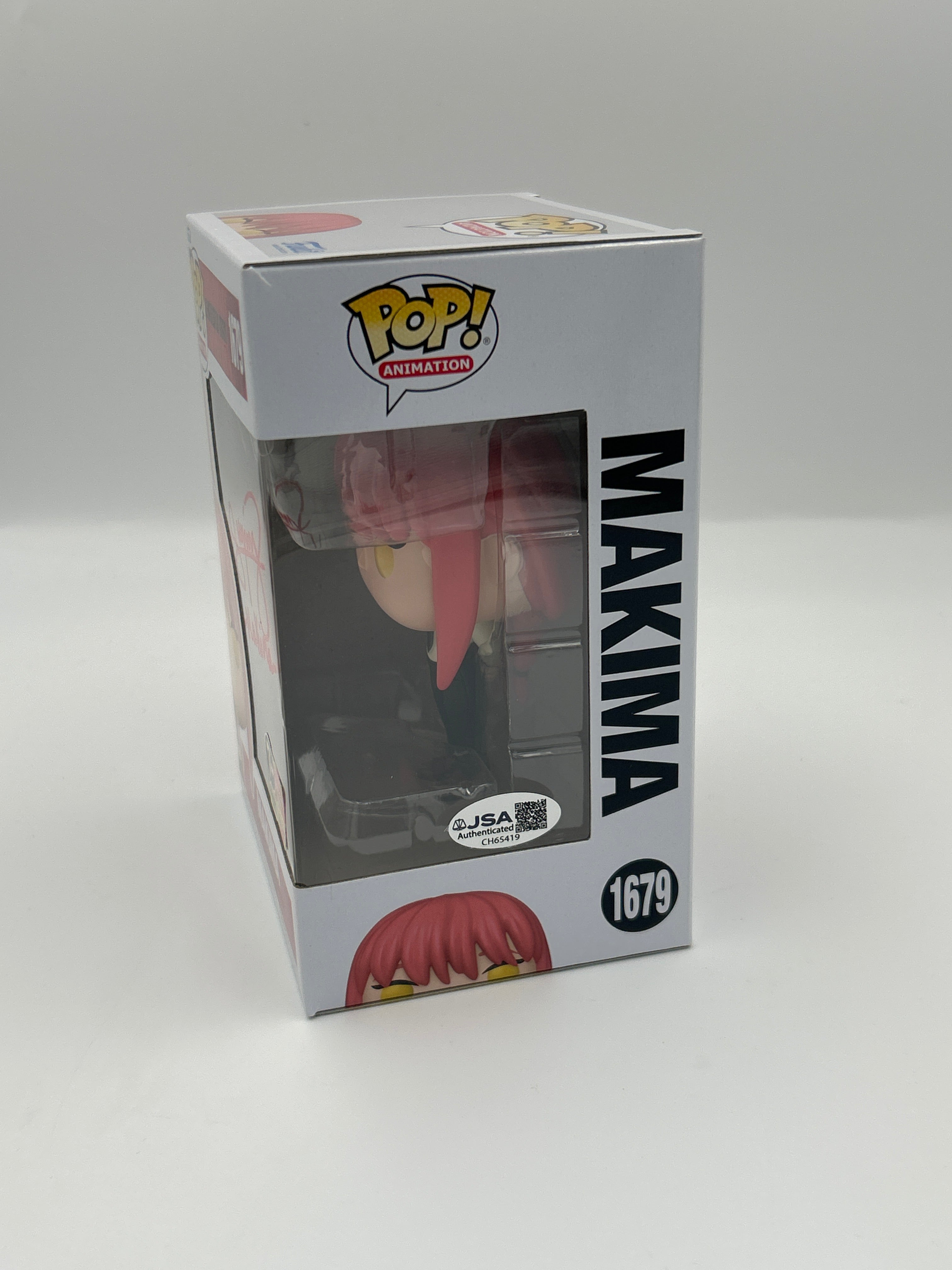 Makima - #1679 - Funko Pop! - Animation - Chainsaw Man - 7BAP - Signed By Suzie Yeung - 25 PCS