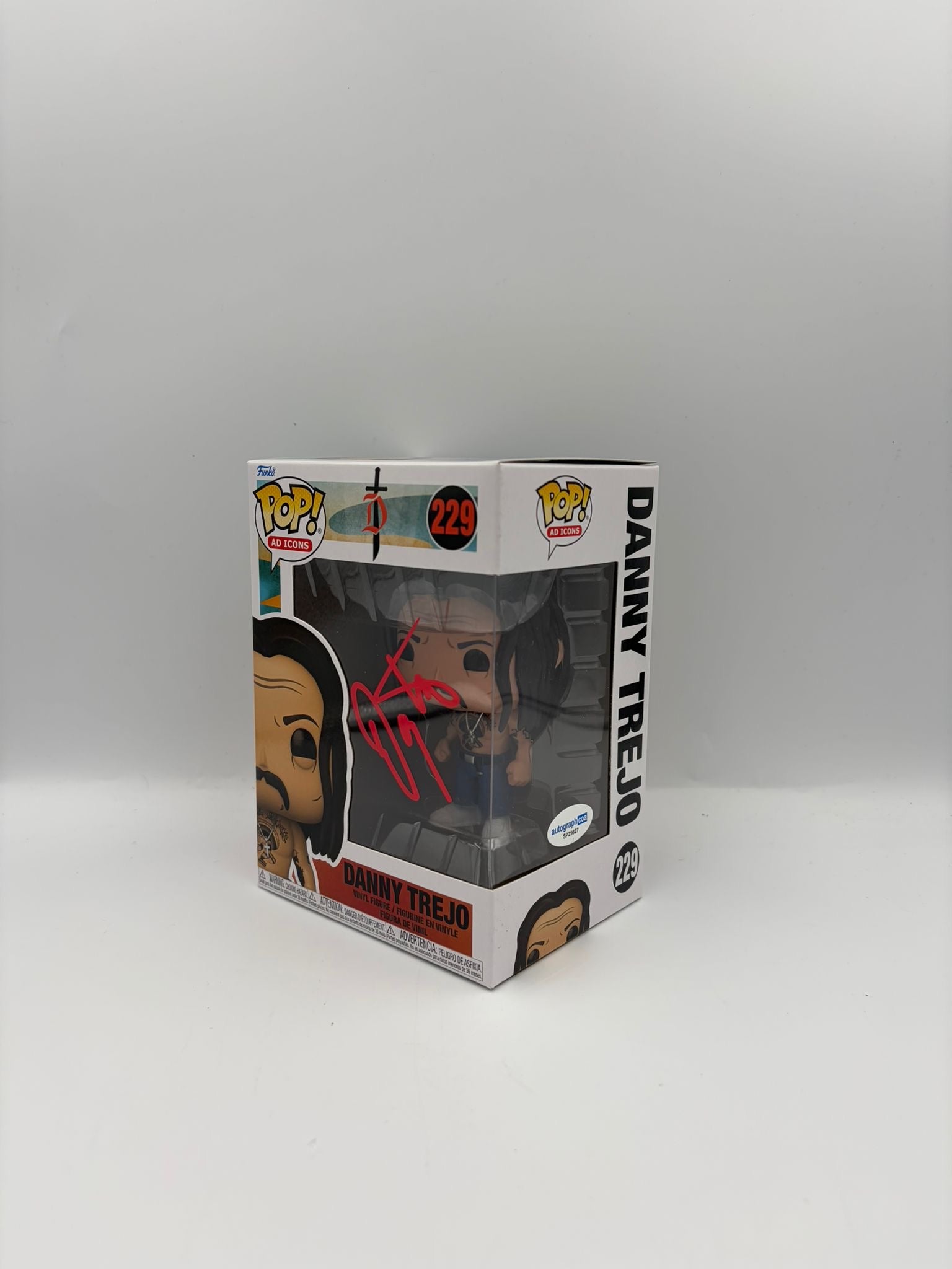 Danny Trejo - #229 - Ad-Icons  - Signed By Danny Trejo - Autographcoa Certified Funko Pop!
