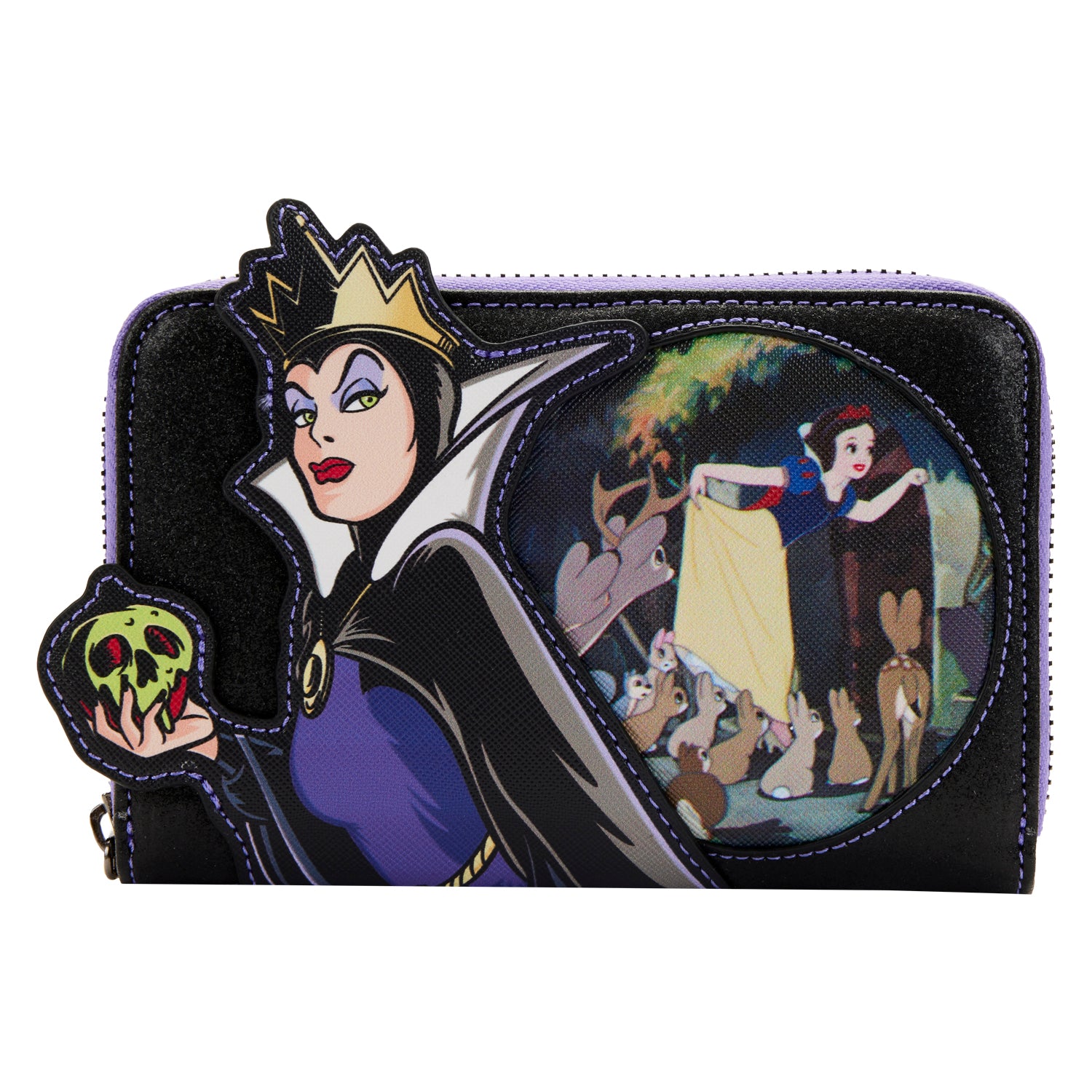 Villains Scene - Snow White Evil Queen Zip Around Wallet - Disney - Loungefly