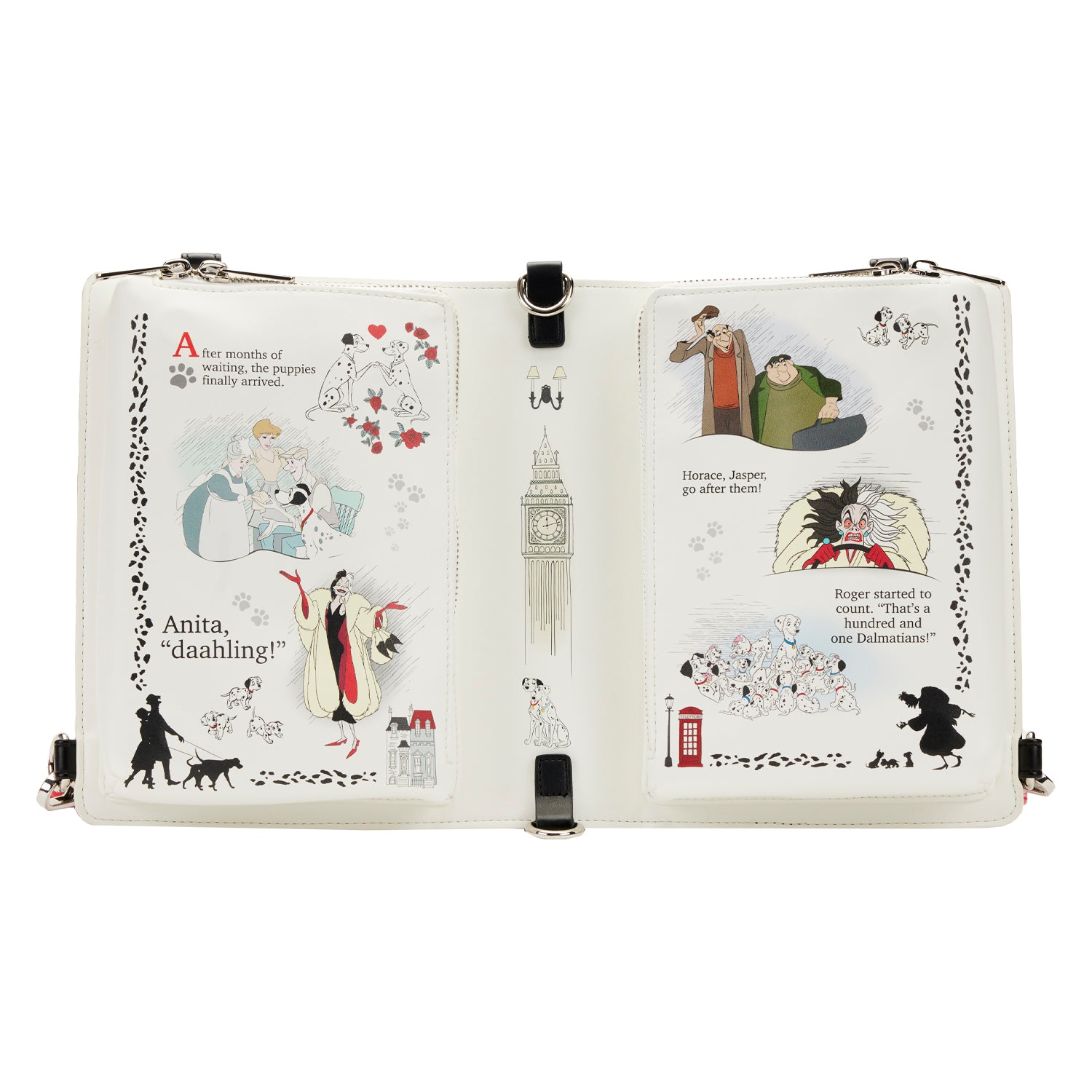 101 Dalmatians Convertible Crossbody - Book Series -  Crossbody  -  Disney - Loungefly