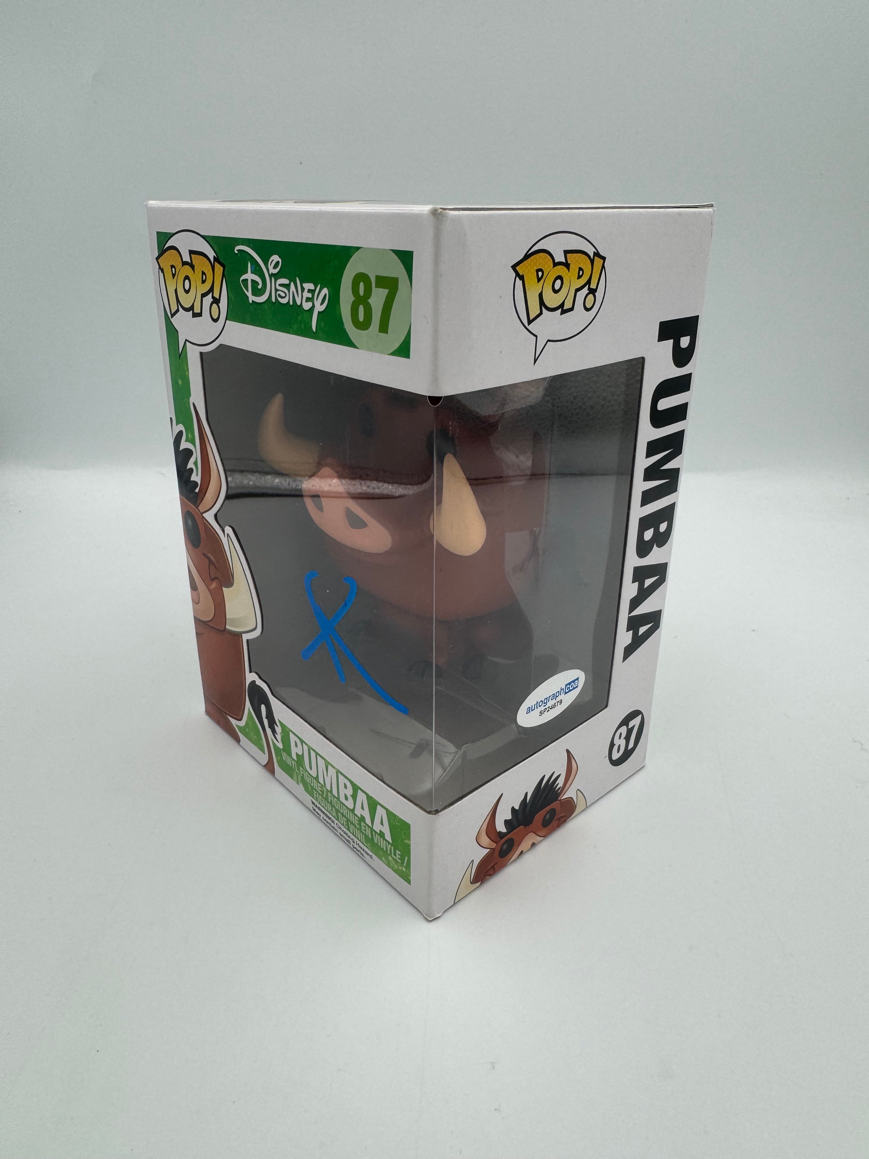Pumbaa - #87 - Funko Pop! - Disney - The Lion King - Signed By Seth Rogen