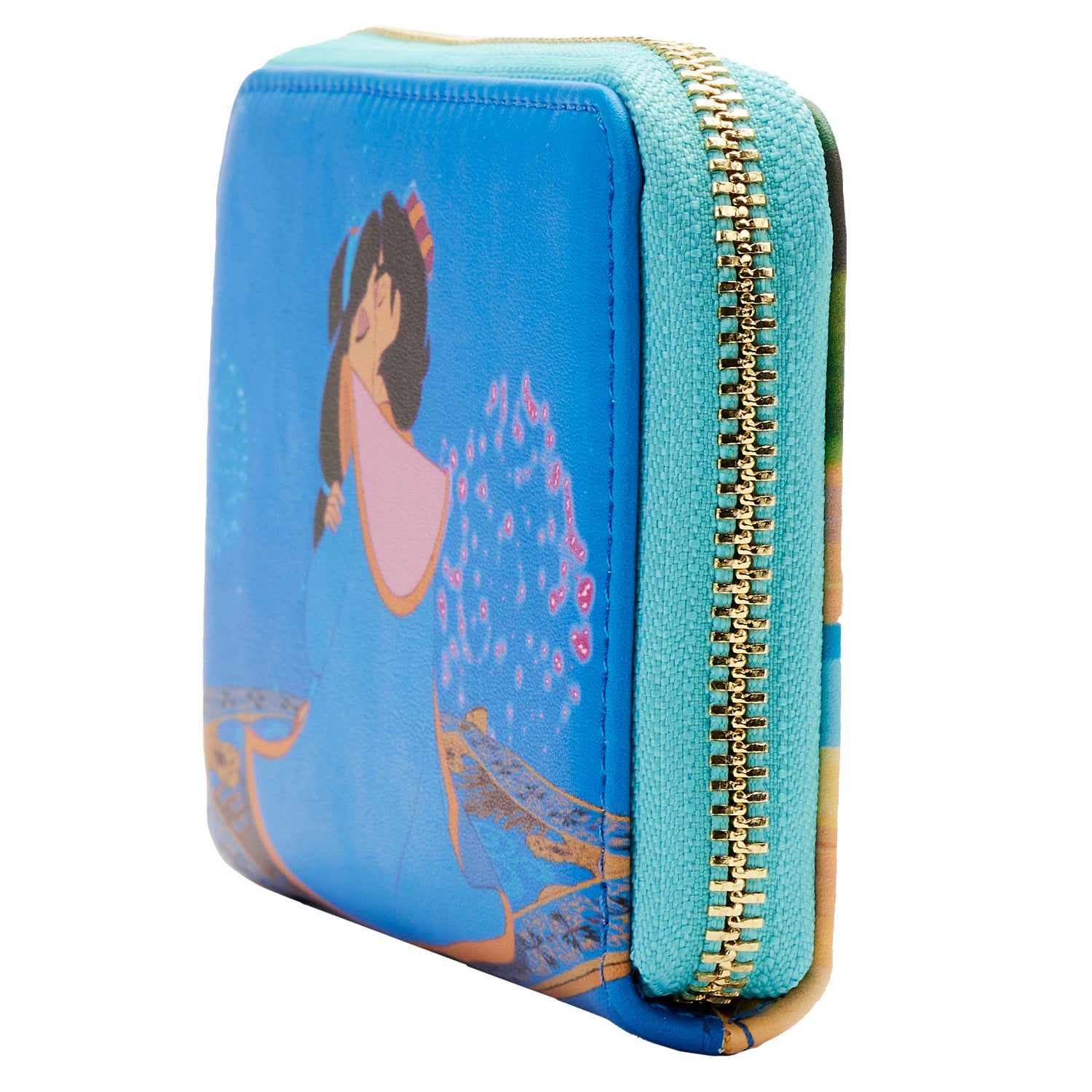 Princess Scenes - Aladdin Jasmine Zip Around Wallet - Disney - Loungefly