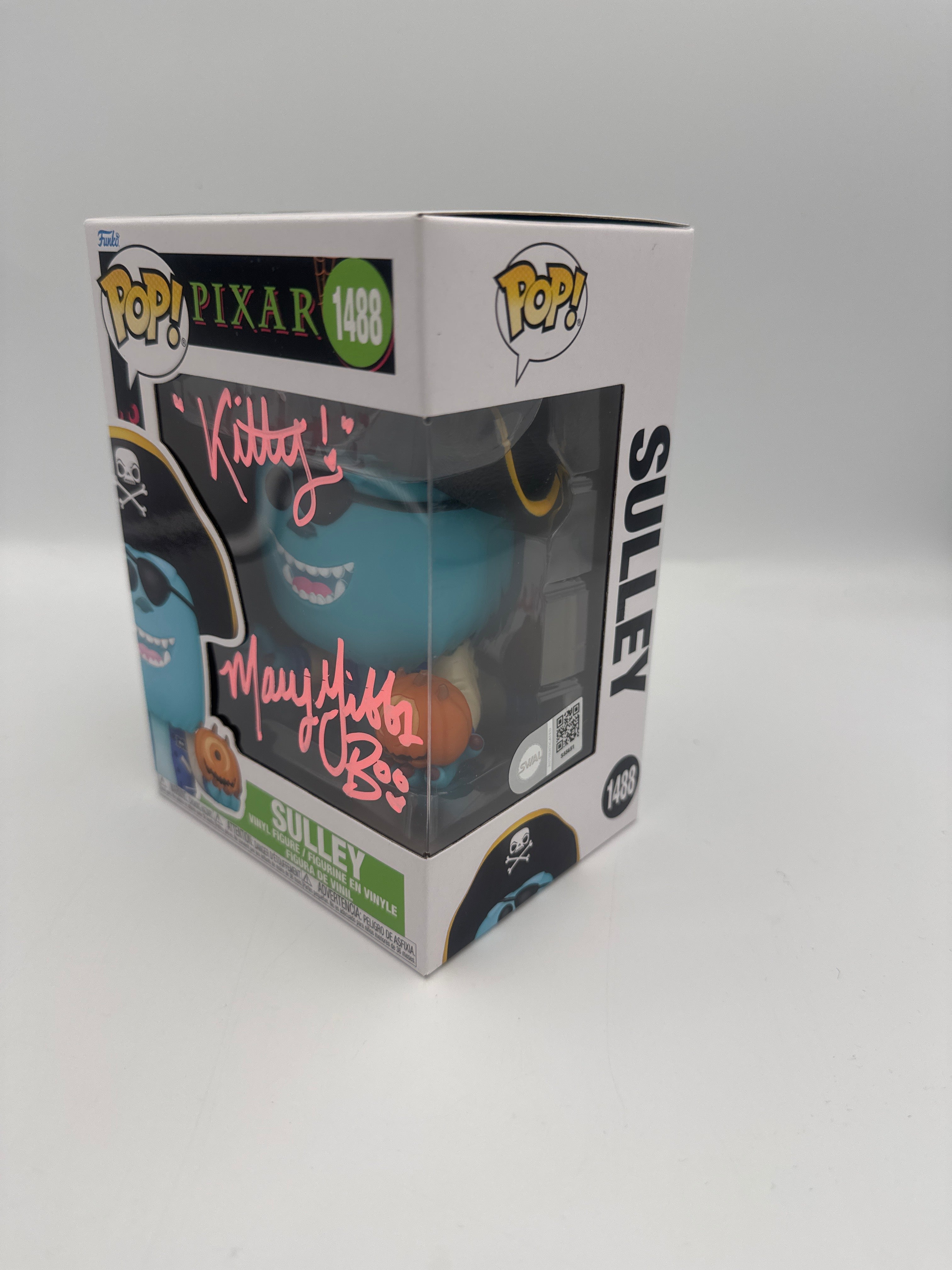 Sulley - #1488 - Funko Pop! - Disney Pixar - Signed By Mary Gibbs - SWAU Certified Funko Pop!