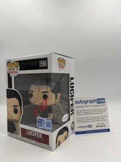 Lucifer - #1590 - Lucifer   - Signed By Tom Ellis  - Autographcoa Certified Funko Pop!