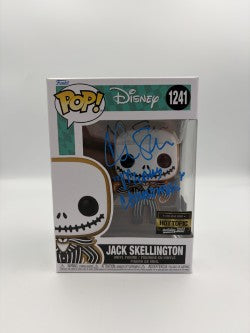 Jack Skellington Gingerbread - #1241 - Funko Pop! - Disney - Hot Topic Exclusive - Signed By Chris Sarandon - Certified  Pop!