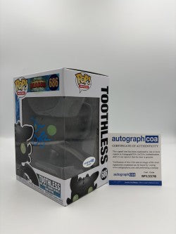 Toothless - #686 - Funko Pop! - Movies - How to Train Your Dragon - Signed By Dean Dubois     - Certified Autograph
