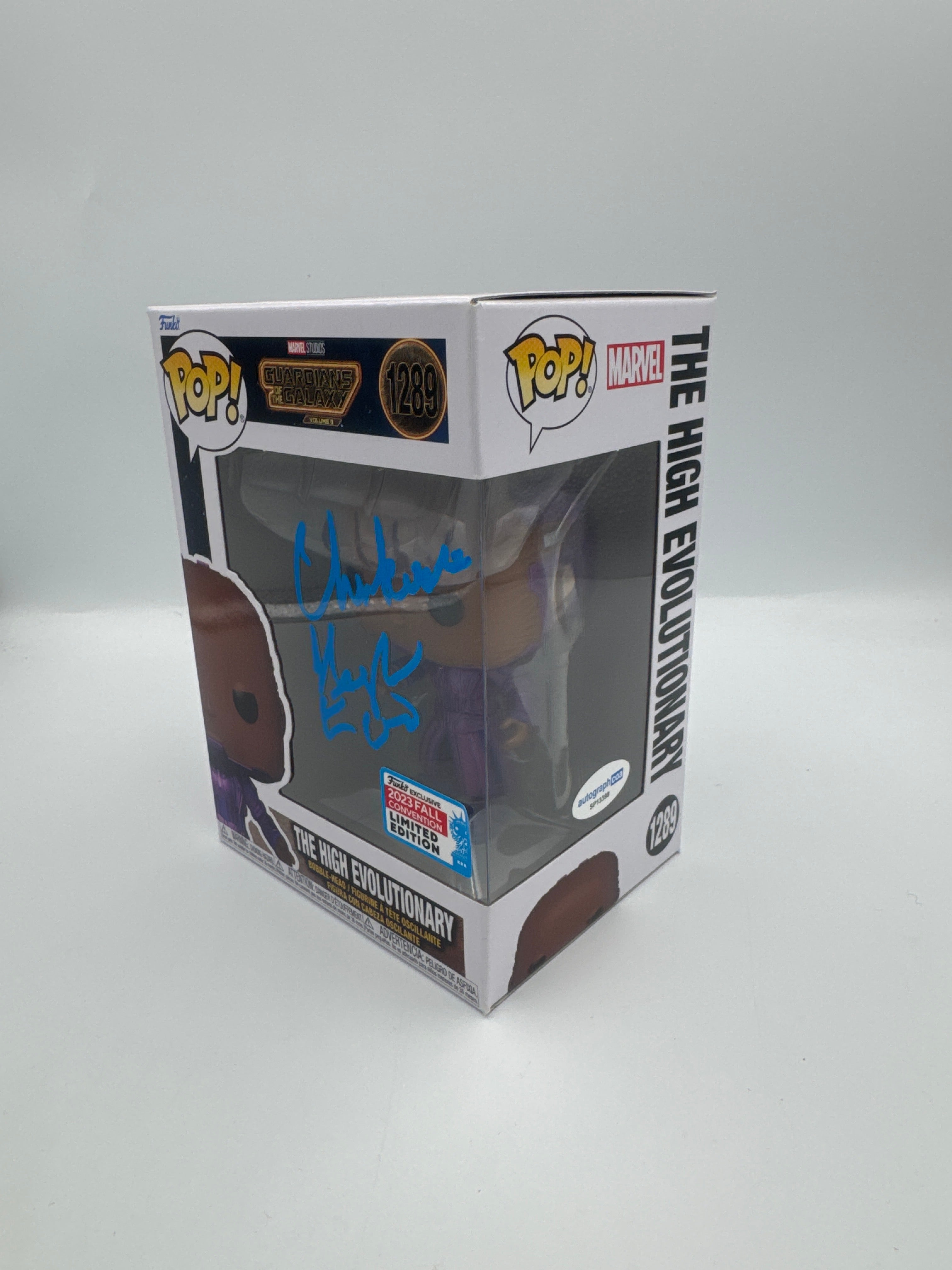 The High Evolutionary - #1289 - Guardians Of The Galaxy - Signed By Chukwudi Iwuji  - Autographcoa Certified Funko Pop!