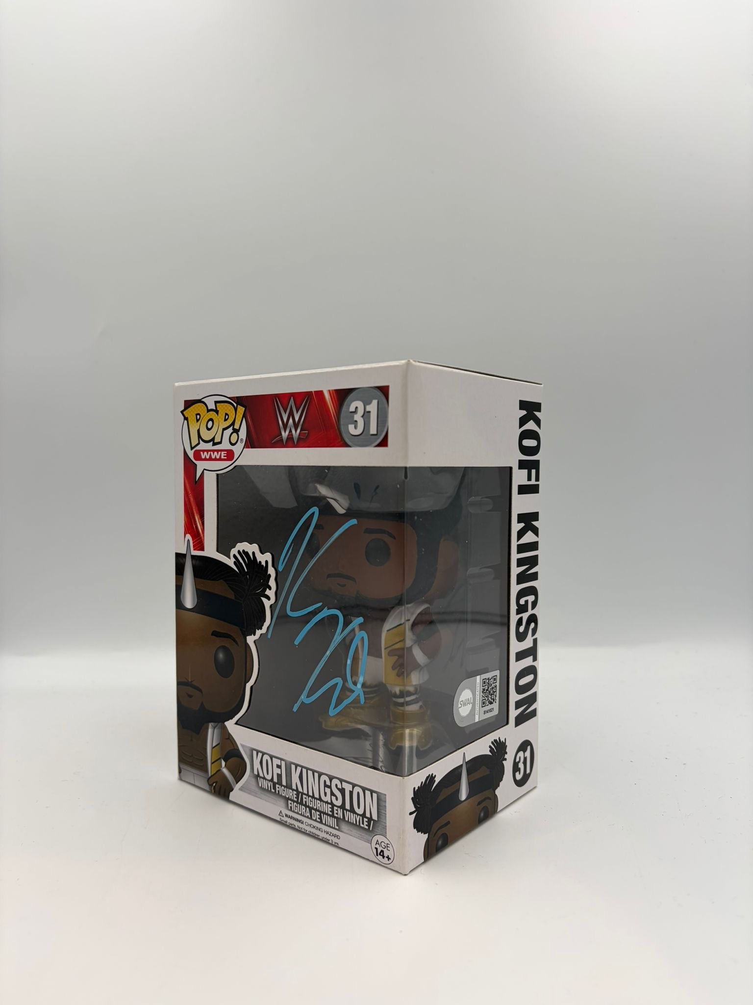 Kofi Kingston - #31 - Funko Pop! - WWE - Signed By Kofi Kingston - Certified Pop