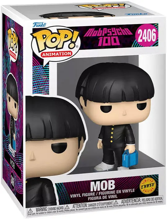 Funko POP Animation Mob Psycho 100 Mob (Shigeo) - #2406 - Vinyl Figure -  Chase Exclusive