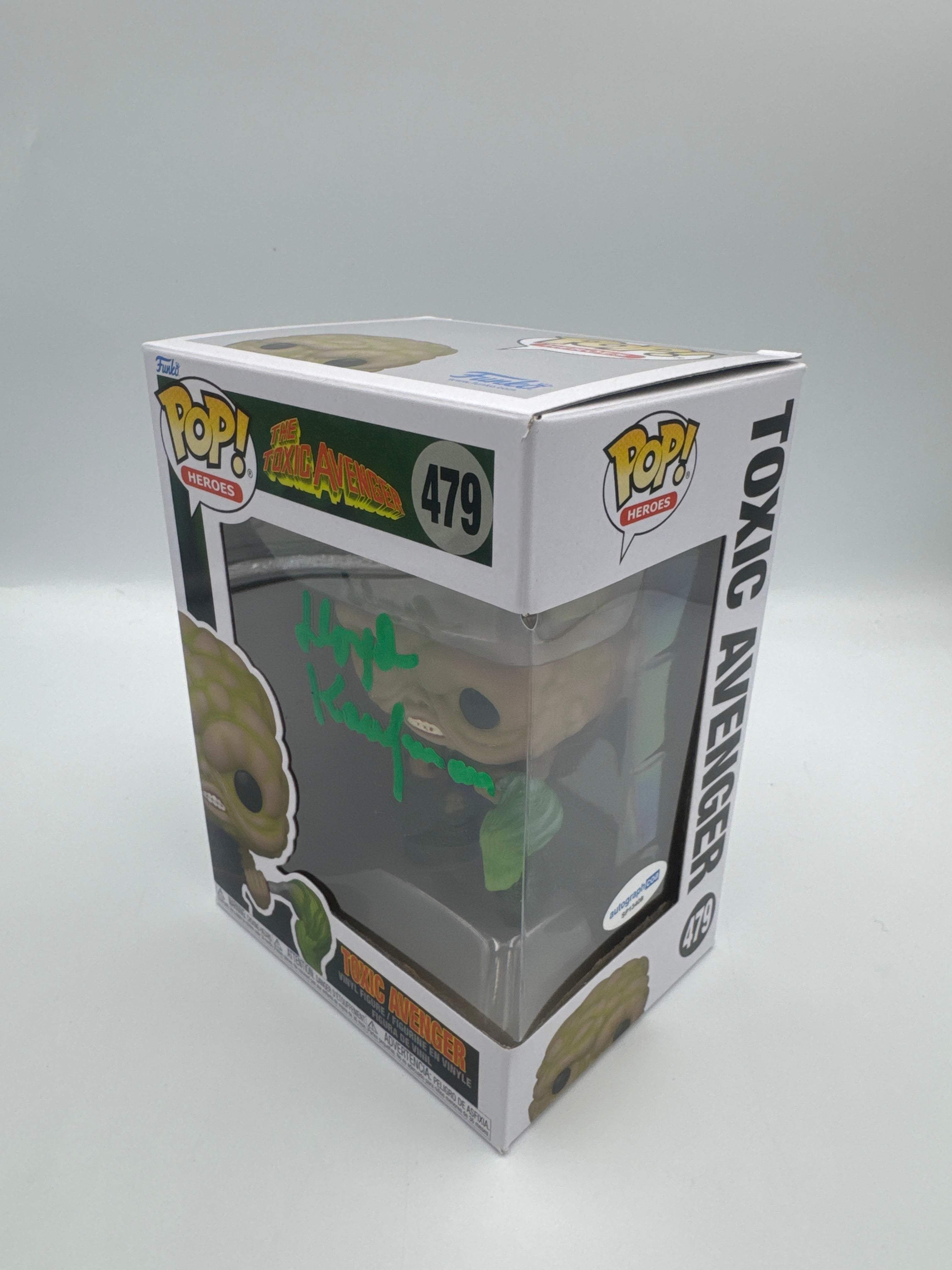 The Toxic Avenger GITD - #479- Funko Pop! - Signed By Lloyd Kaufman   - Certified By Autographcoa