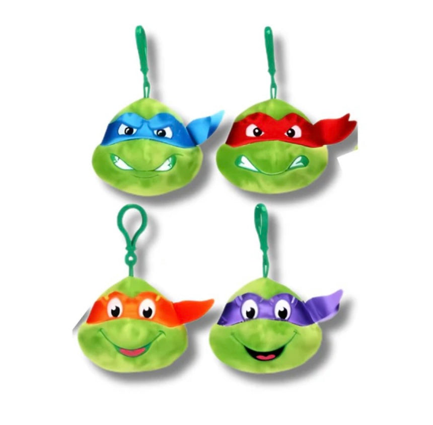 Teenage Mutant Ninja Turtles Plush w/Bagclip 4.5in / 12cm - Assorted