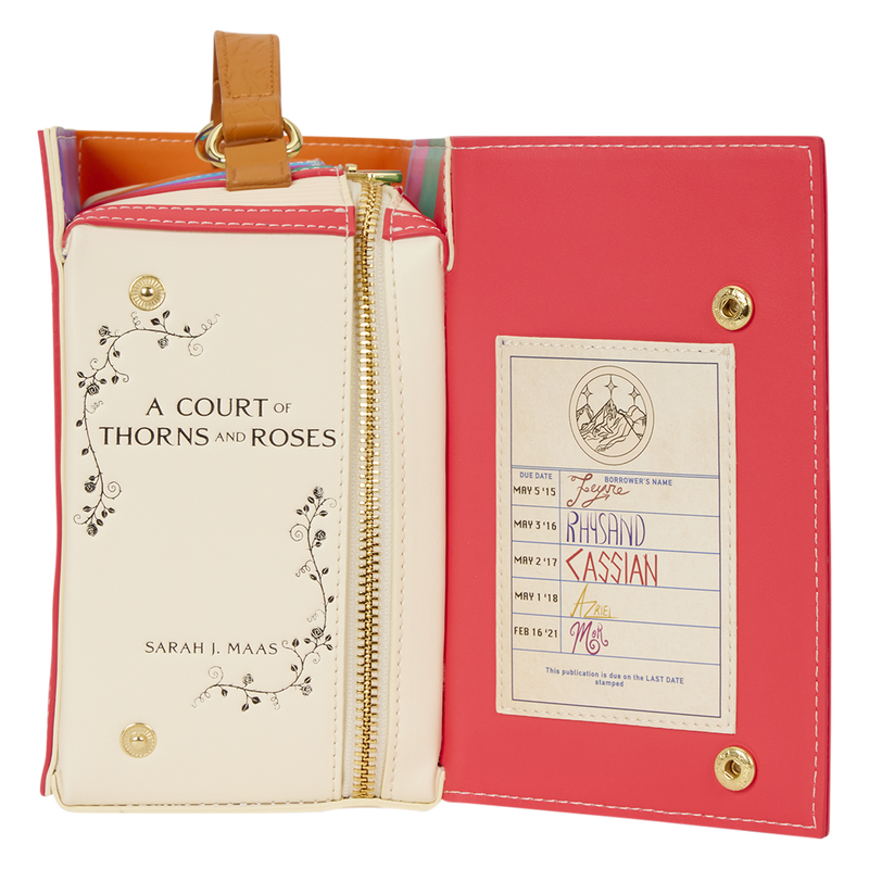 *PRE-ORDER* A Court of Thorns and Roses Book Series Figural Crossbody Bag - Loungefly
