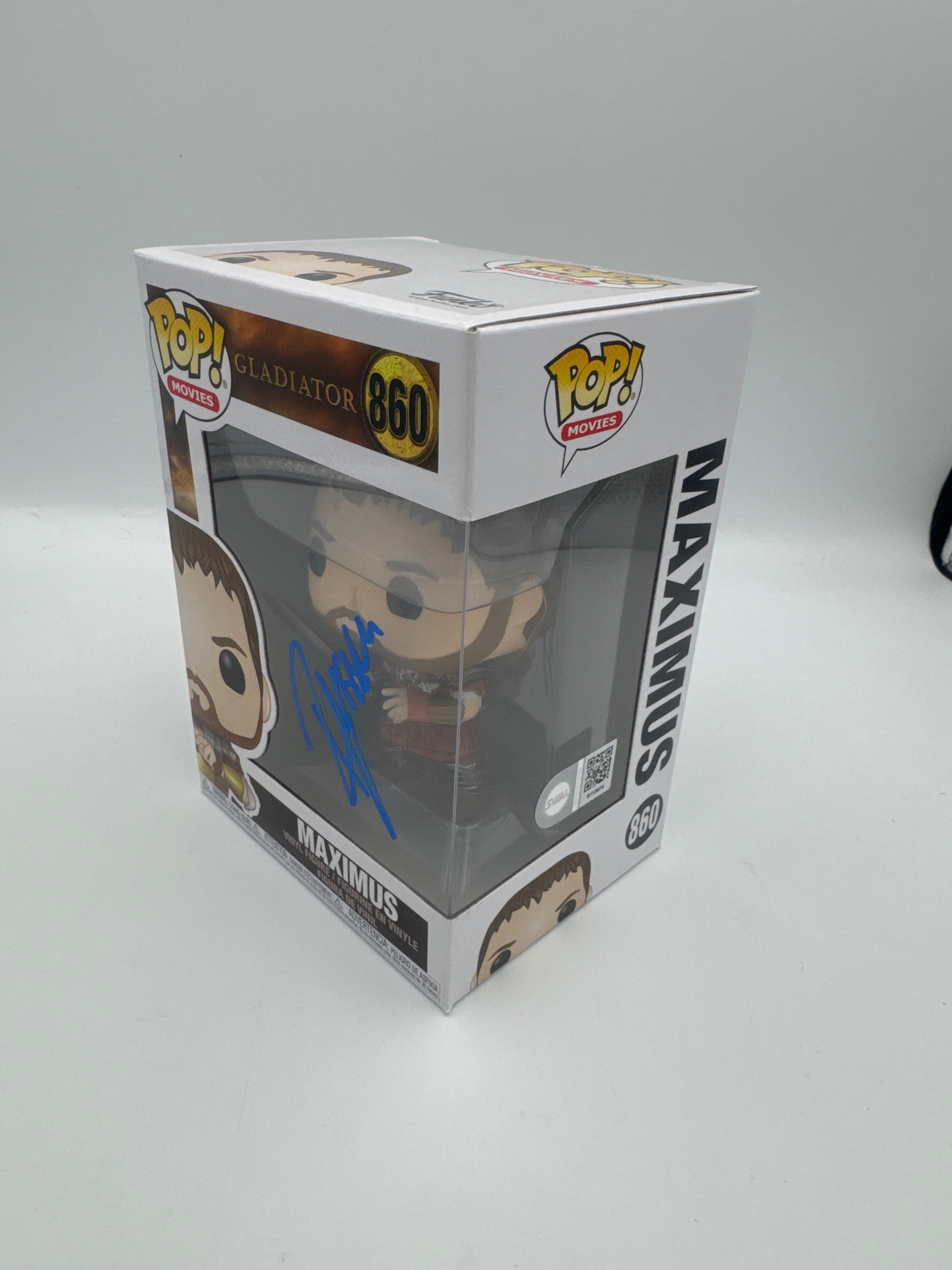 Maximus  - #860 - Funko Pop! - Movies - Gladiator - Signed By Russel Crowe -Certified by SWAU