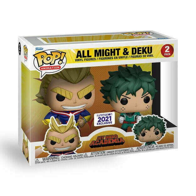 All Might & Deku - 2 Pack - Funko Pop! -  My Hero Academia - Funimation 2021 Exclusive