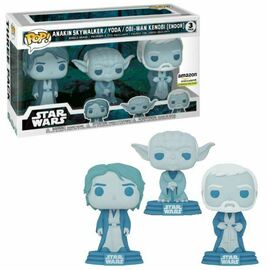 Anakin Skywalker / Yoda / Obi-Wan Kenobi - 3 pack - Funko Pop! - Star Wars  - Amazon Exclusive