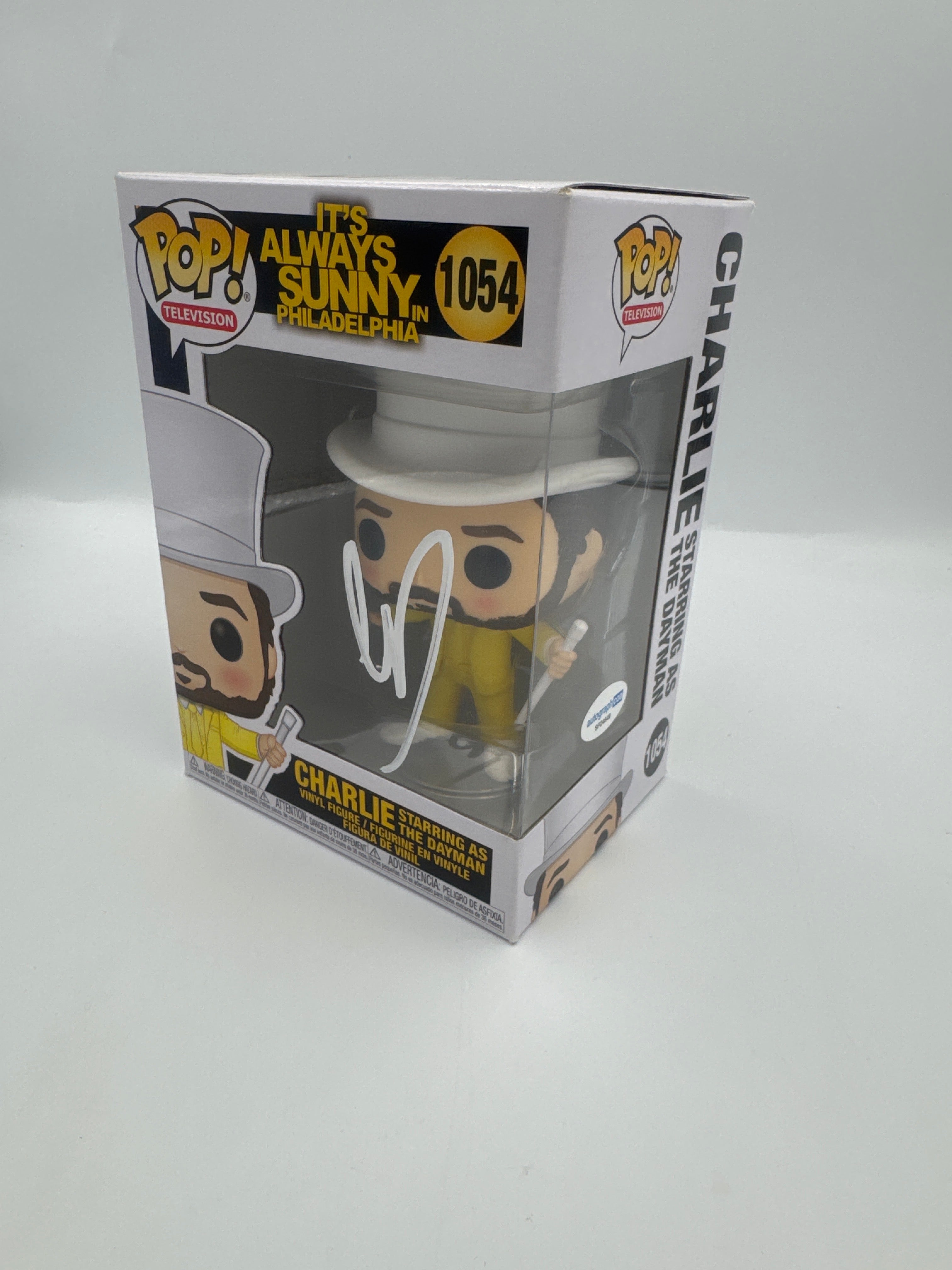 Charlie Starring As The Dayman - #1054 - Funko Pop! - Television - Its Always Sunny in Philadelphia  - Signed By Charlie Day  - Certified Pop