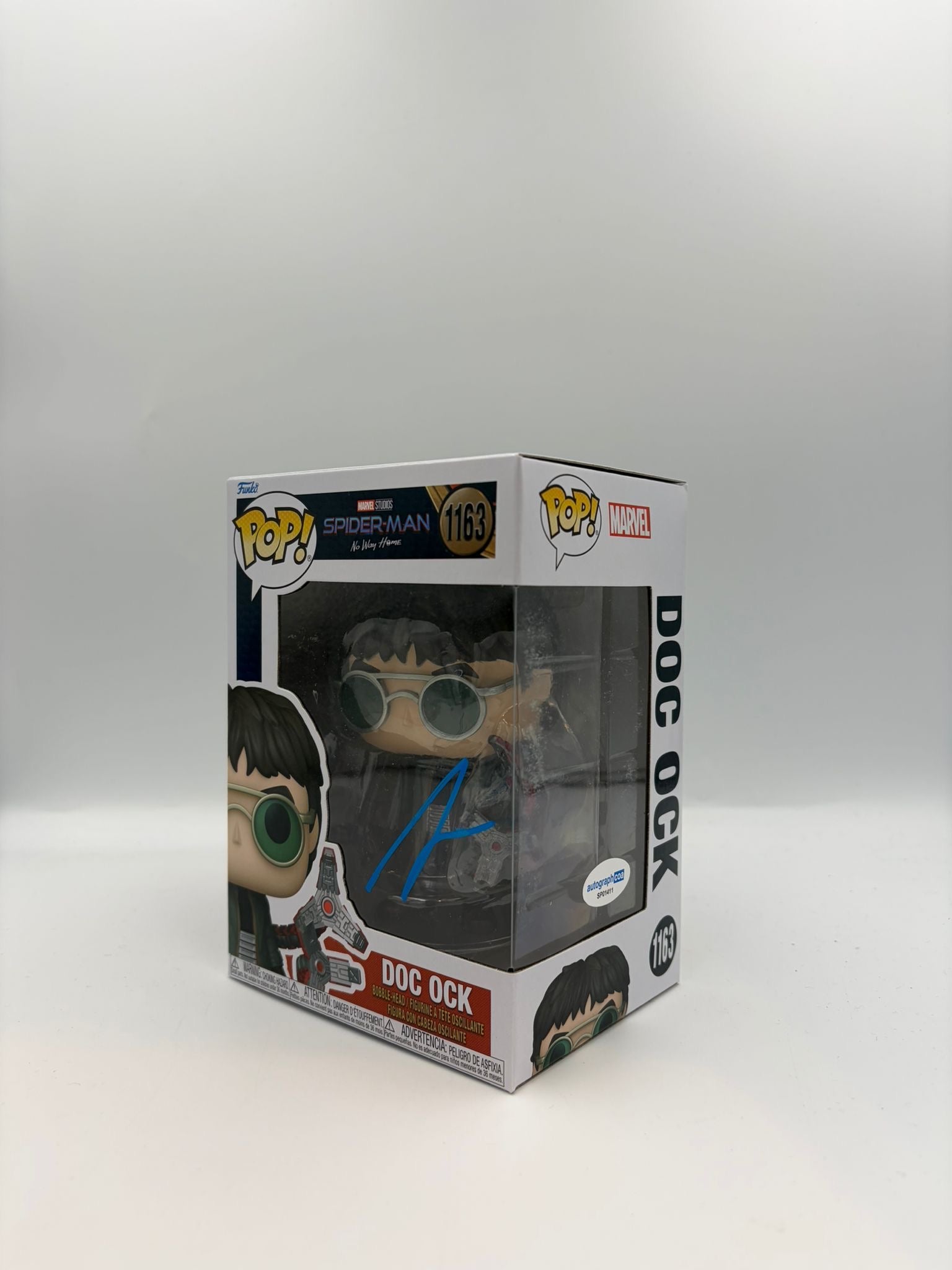 Doc Ock - #1163 - Funko Pop! - No Way Home - Marvel - Spider Man - Signed By Alfred Molina - Certified Pop