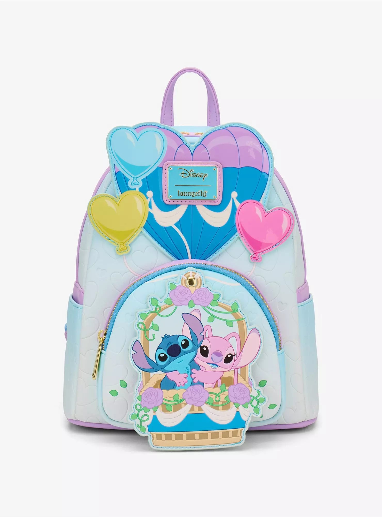 Disney Stitch & Angel Balloon Mini Backpack - Loungefly