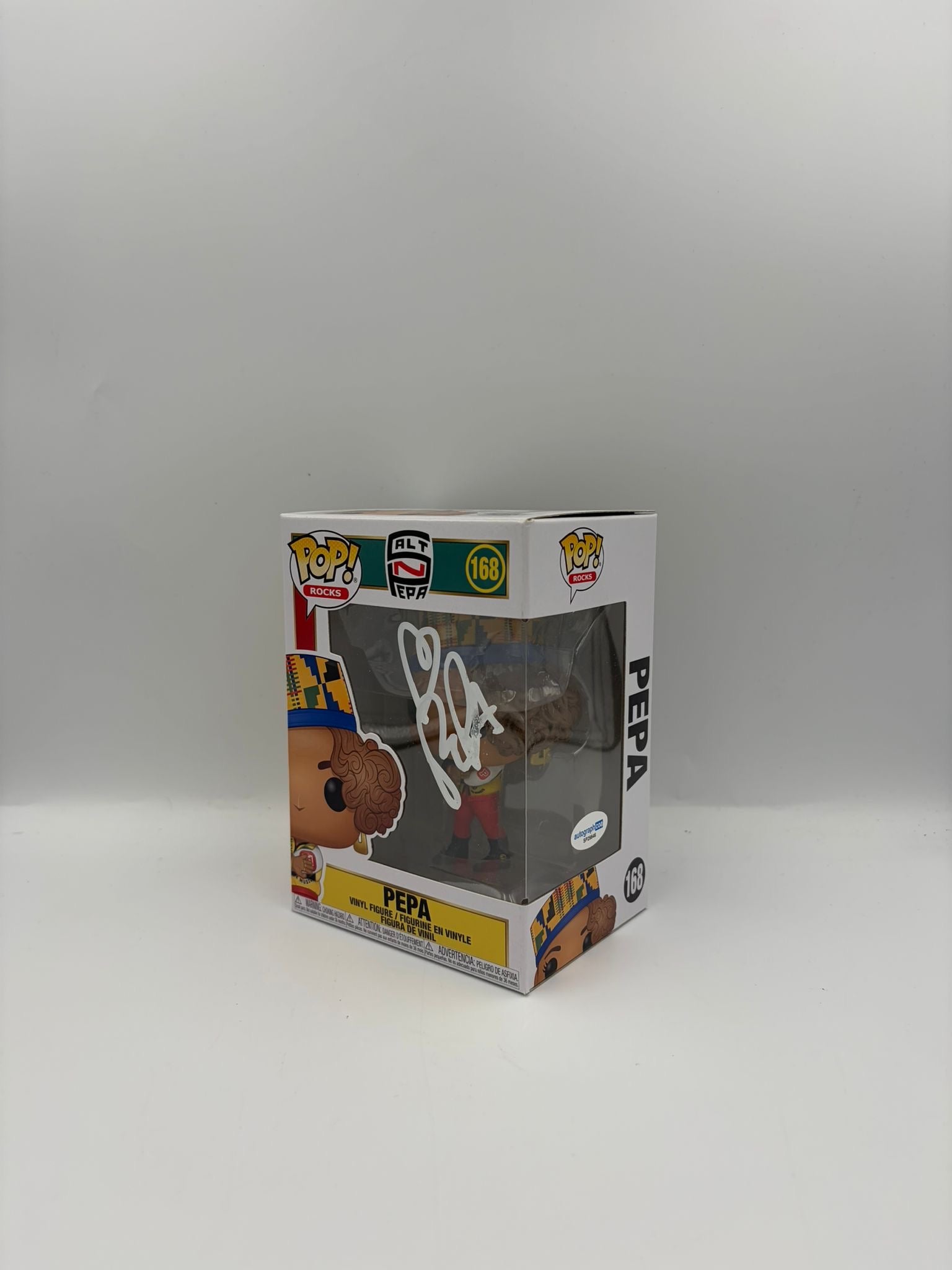Pepa  - # 168 - Rocks  - Signed By  Pepa    - Autographcoa Certified Funko Pop!