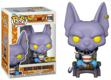 Beerus (Eating Noodles)- #1110 - Funko Pop! - Animation - Dragon Ball Z - Hot Topic Exclusive