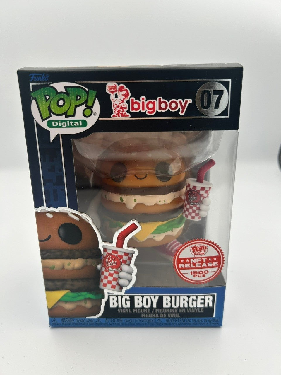 Big Boy Burger - #07 - Funko Pop! -Digital - Bigboy - NFT Release  1500  Pcs