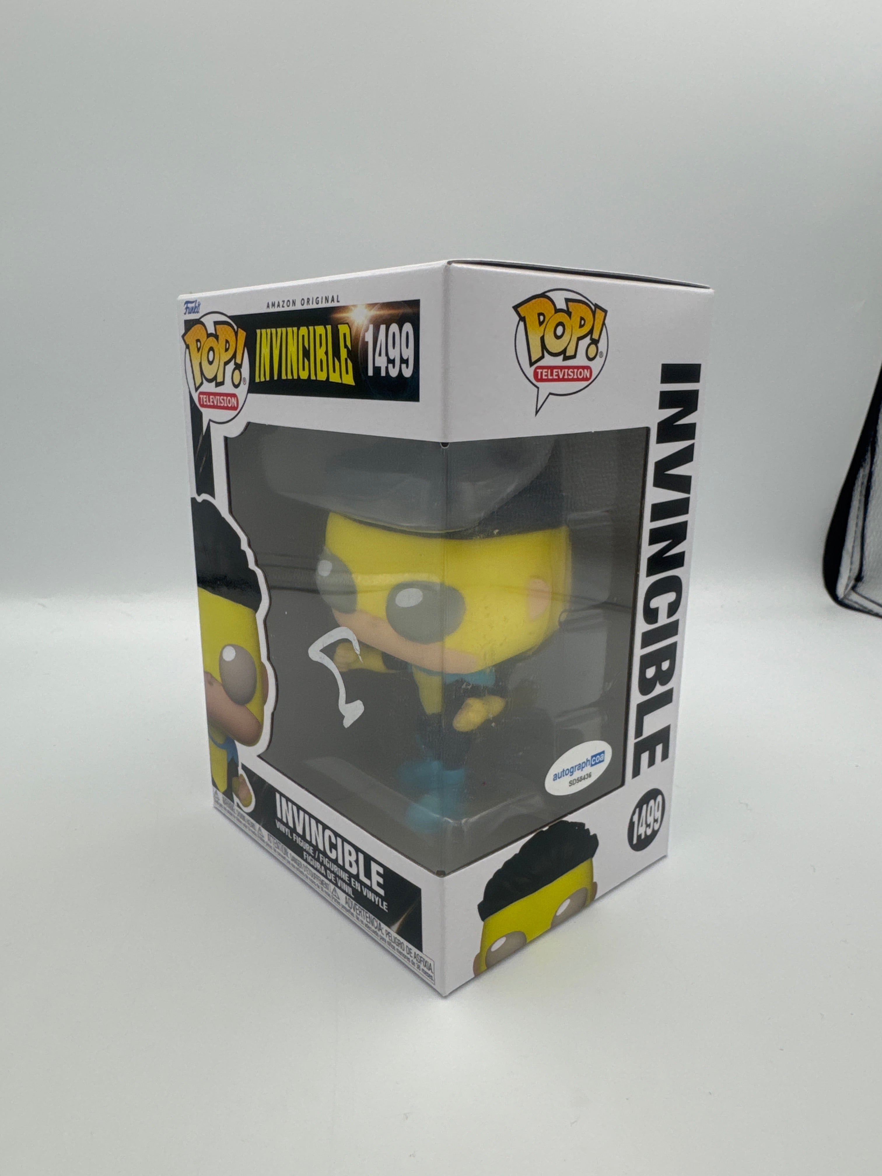 Invincible  - #1499 - Funko Pop! - Invincible  - Television - Signed By Steven Yuen - Certified by Autographcoa