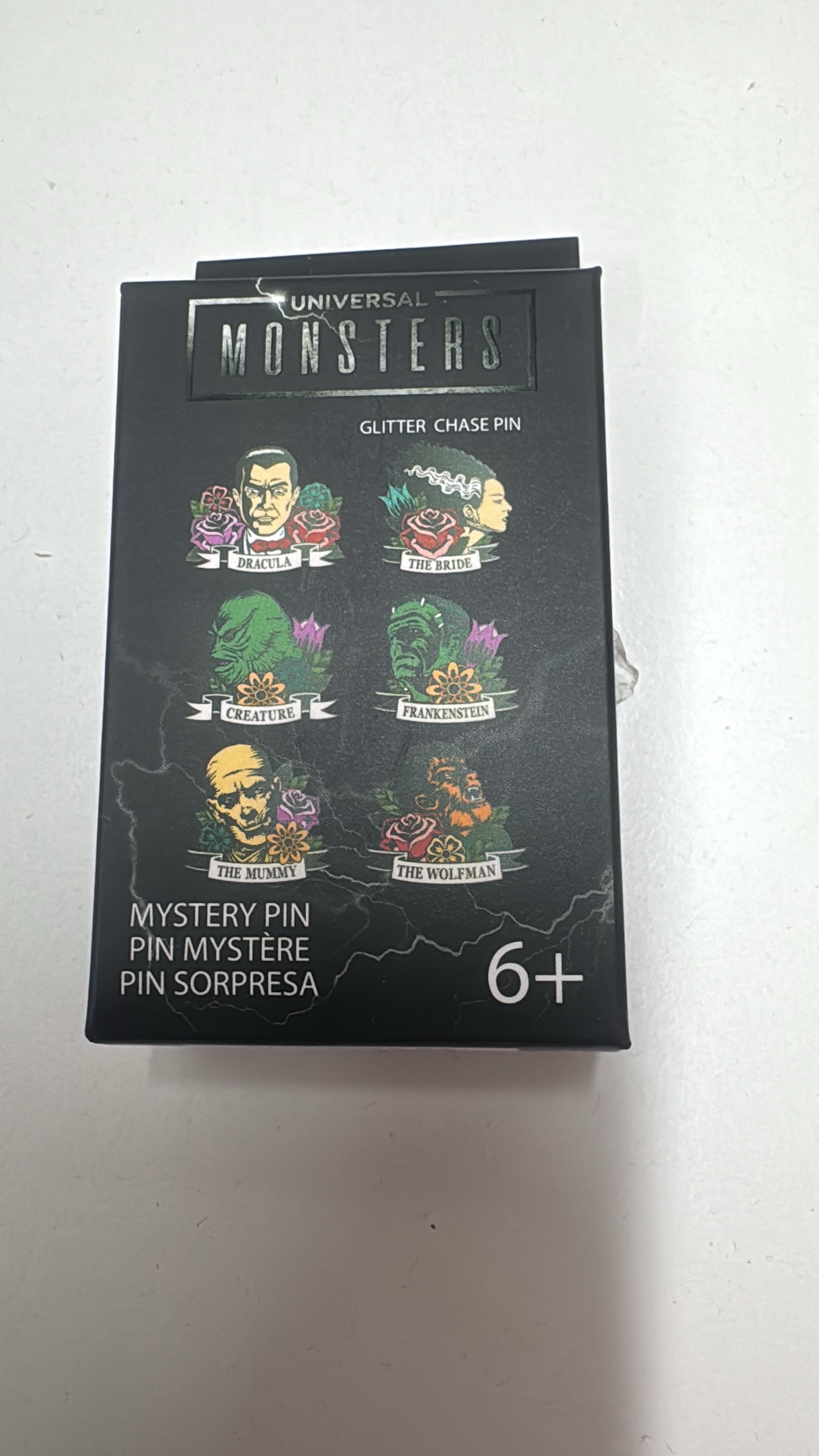 Universal Monsters Floral Tattoo Blind Pins - Loungefly