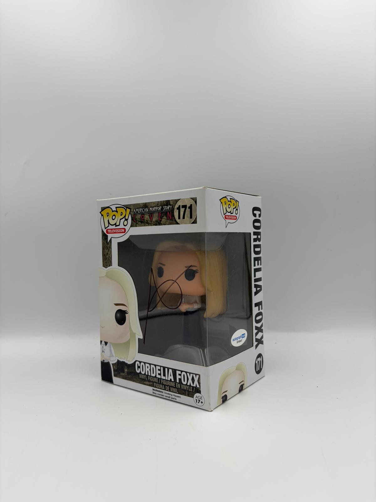 Cordelia Foxx  - #171 - American Horror Story C O V E N  - Signed By Sarah Paulson    - Autographcoa Certified Funko Pop!