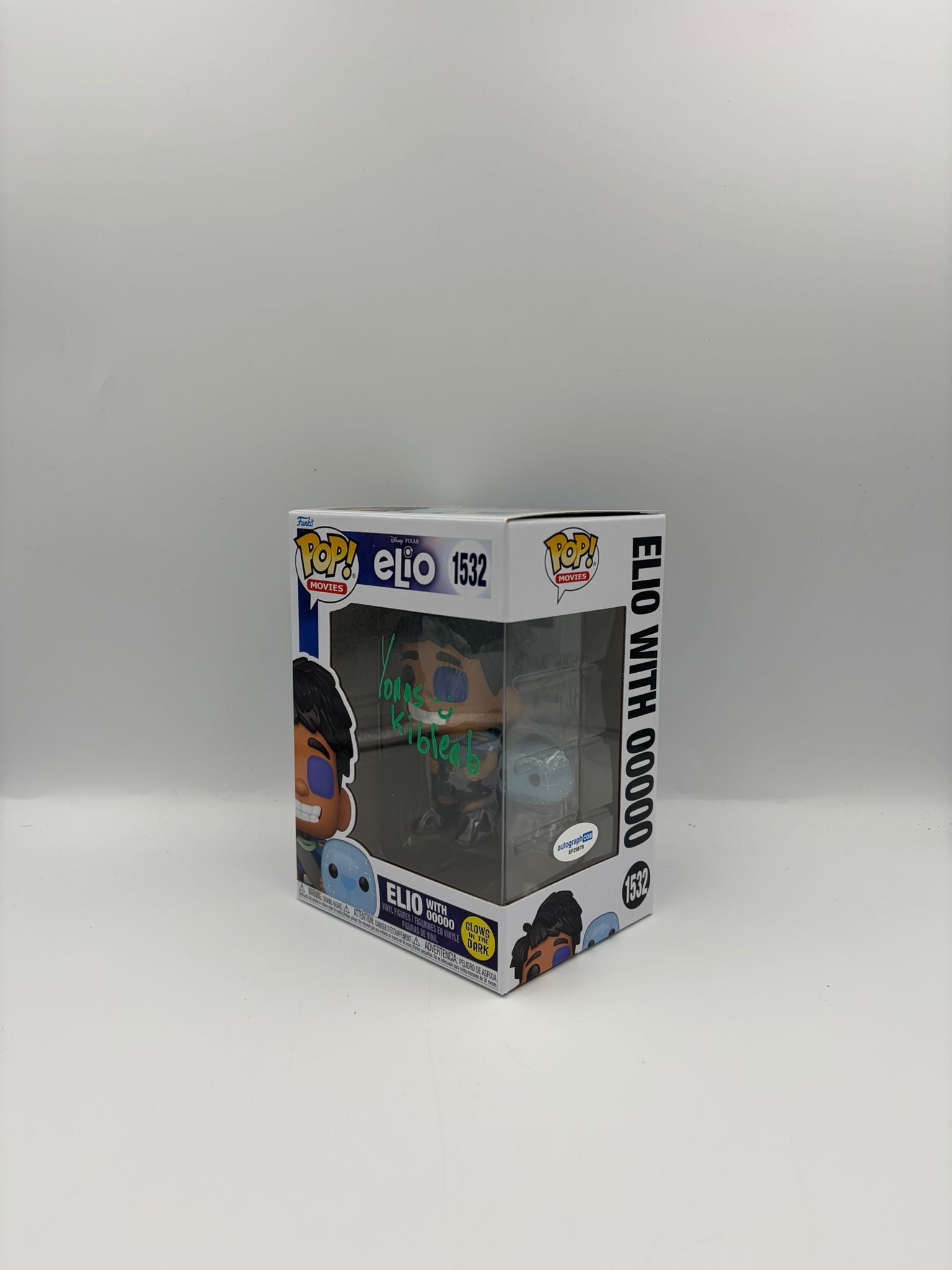 Elio With 00000  - # 1532 - Elio  - Signed By Yonas Ascunsion Kibreab   - Autographcoa Certified Funko Pop!
