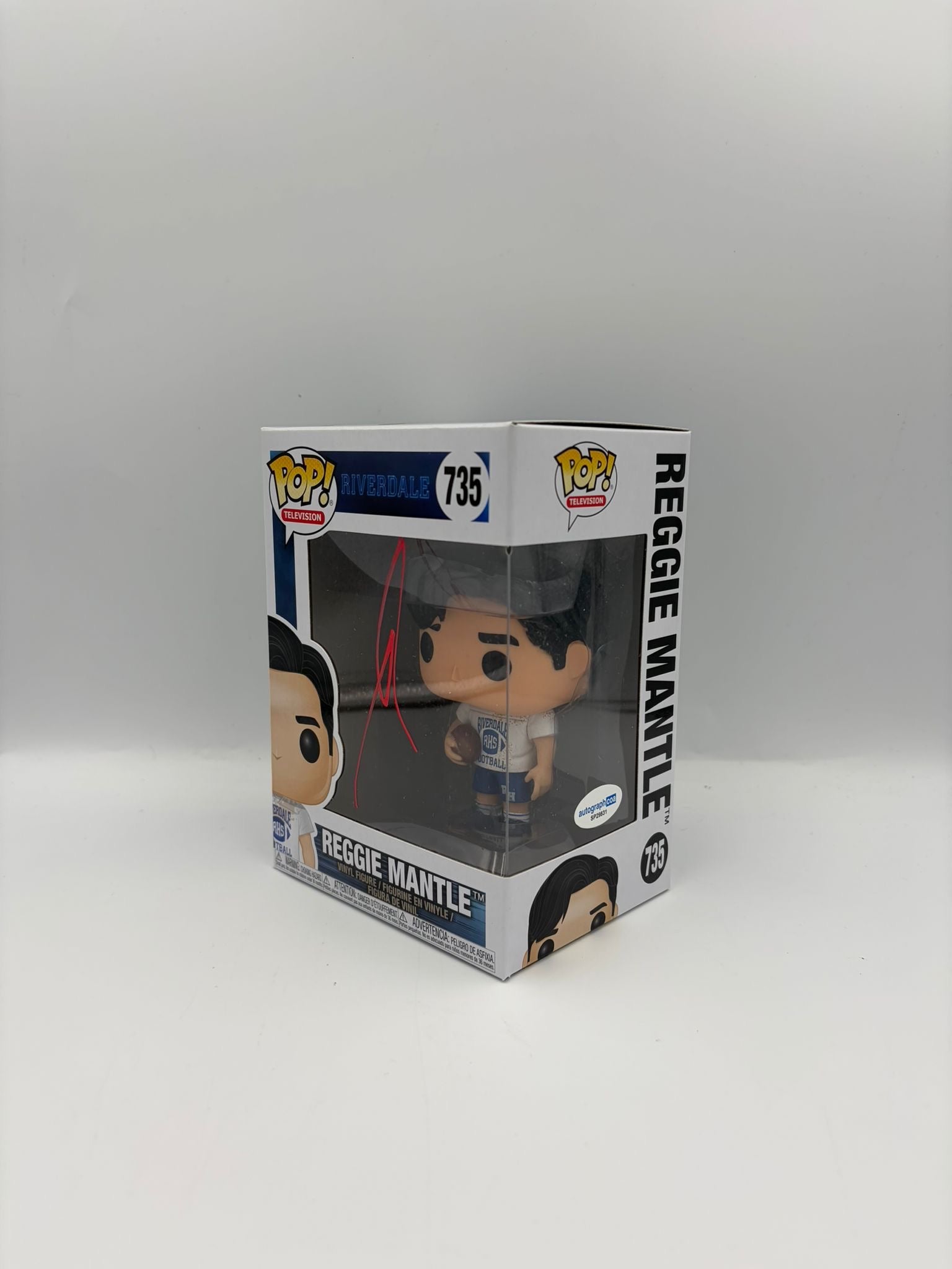 Reggie Mantle  - #735- Riverdale  - Signed By Charles Melton  - Autographcoa Certified Funko Pop!