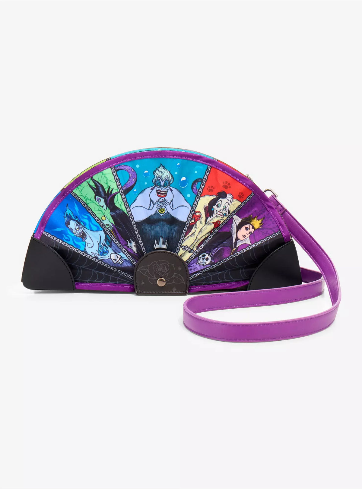 Disney Villains Fan Figural Crossbody Bag  - Cmpop Exclusive - Loungefly