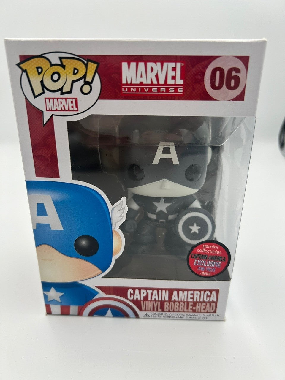 Captain America - #06 - Funko Pop! - Marvel - Captain America -  Gemini Collectibles Exclusive