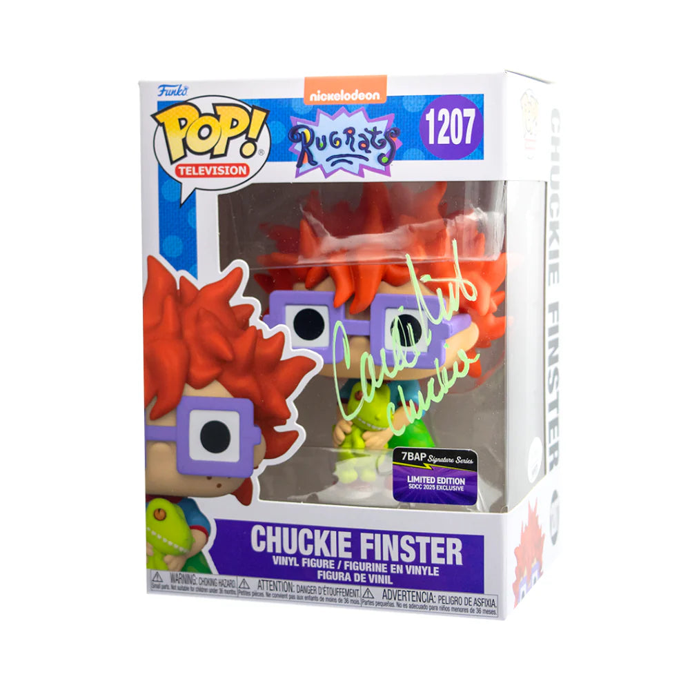 Chuckie Finster- #1207 - Funko Pop! - Television - Rugrats - Signed By Candi Milo - 7BAP 50  PCS